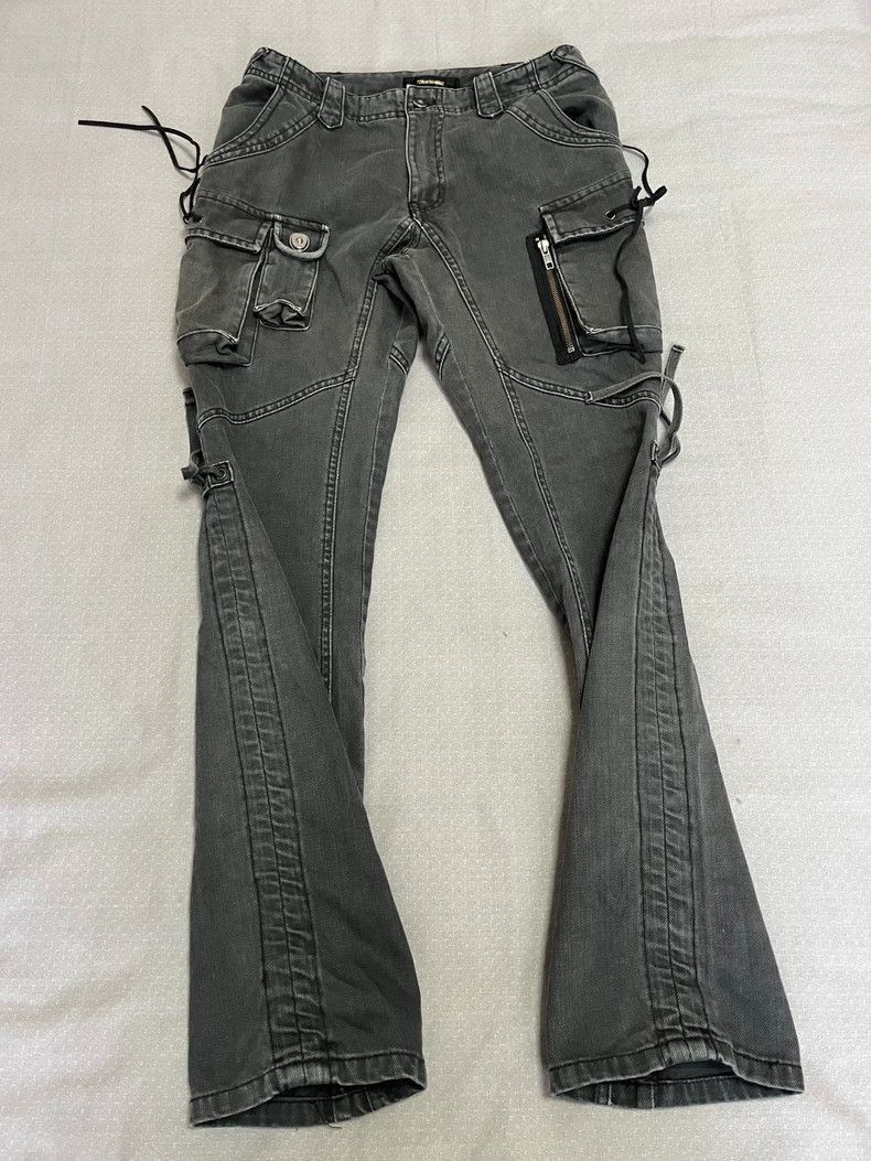 Yohji Yamamoto Tactical Vintage Denim Pants with Detailed Pockets-2506 Size 28" / US 6 / IT 42 - 3 Thumbnail