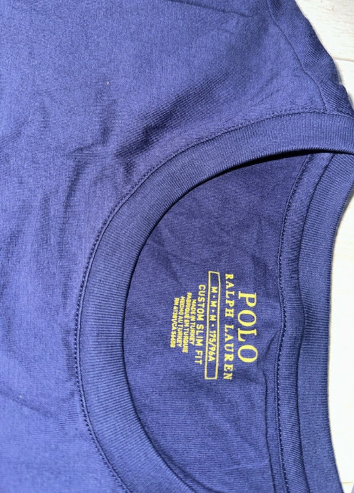 Polo Ralph Lauren Polo Ralph Lauren Navy Tshirt Size US M / EU 48-50 / 2 - 3 Thumbnail