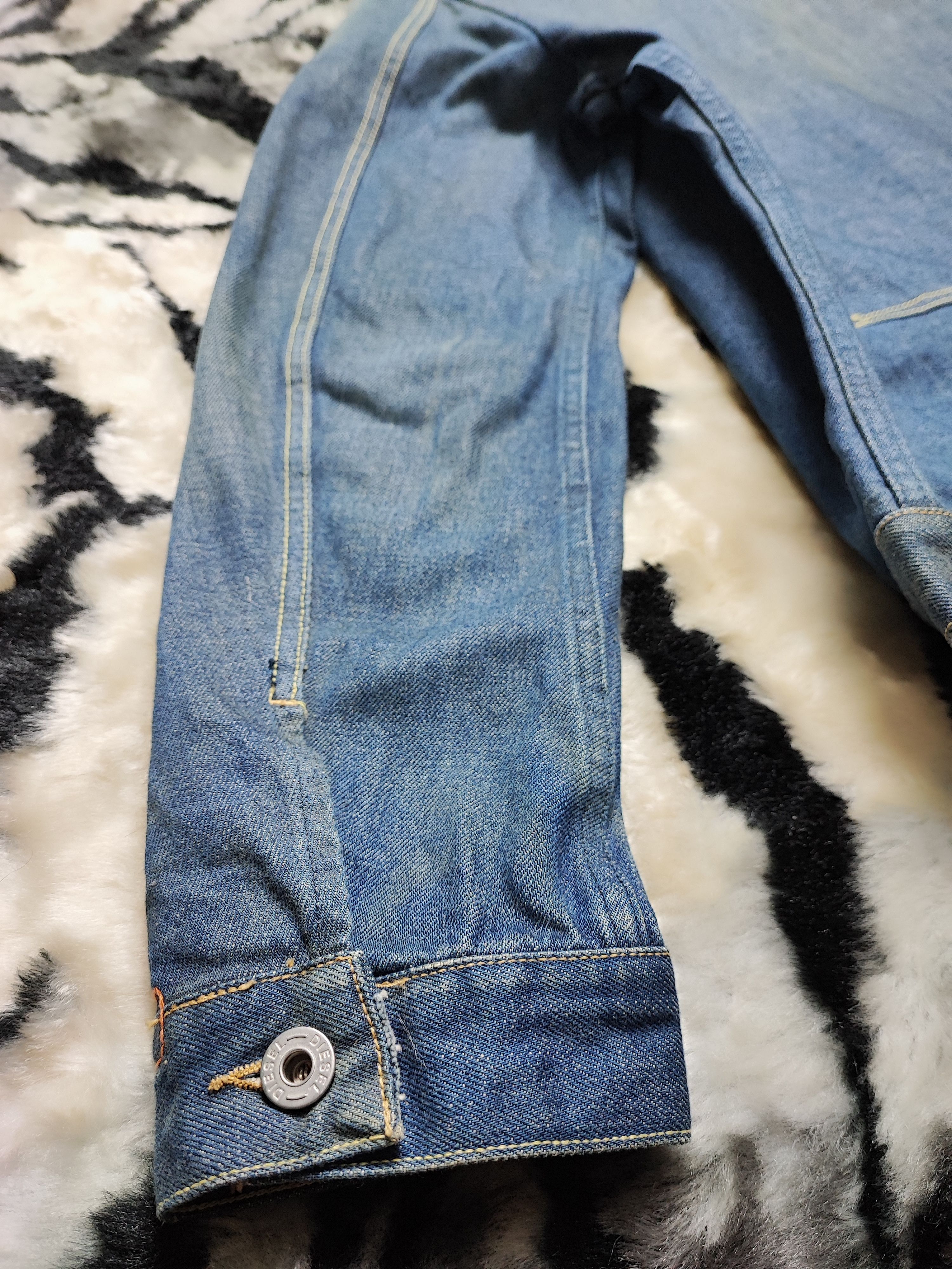 Diesel Vintage 90s Diesel Denim Jacket Button Trucker Jacket Medium Size US M / EU 48-50 / 2 - 20 Thumbnail