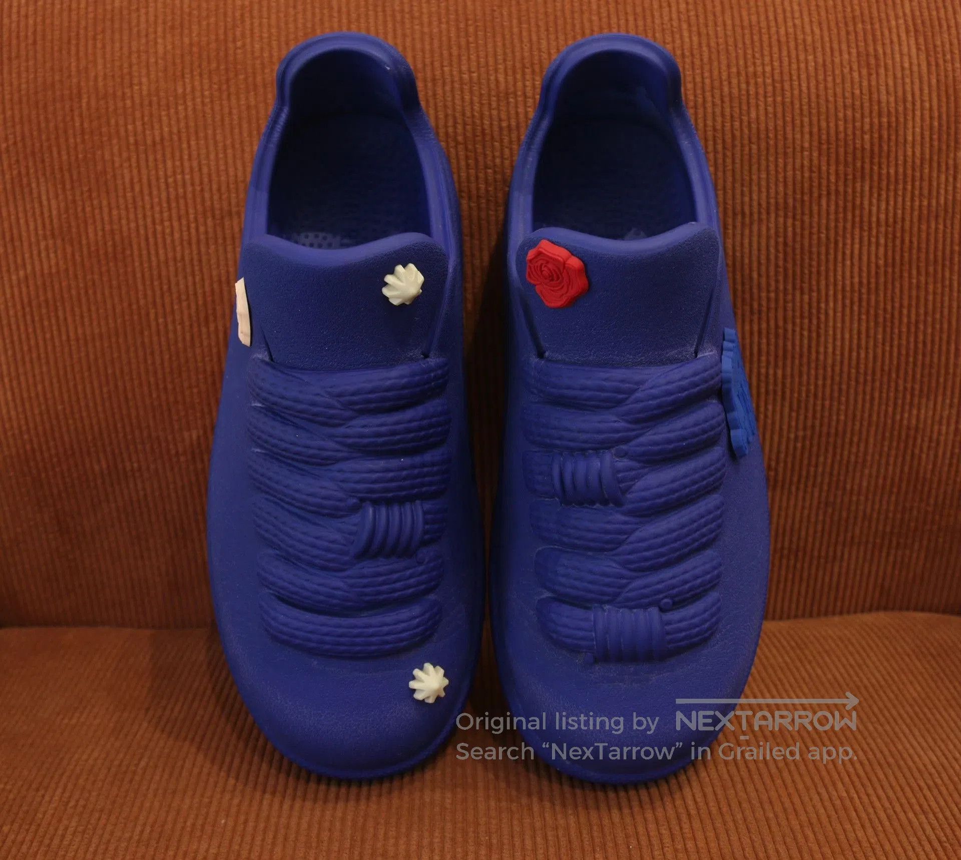 Japanese Brand Burberry Blue Clogs Made in Italy. Size US 8 / EU 41 - 4 Thumbnail
