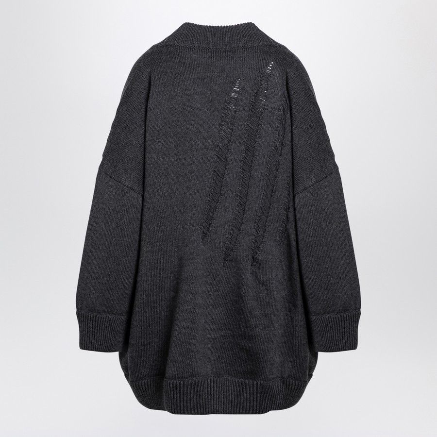 Dsquared2 o1d2blof0824 Wool Cardigan in Grey Size S / US 4 / IT 40 - 2 Thumbnail