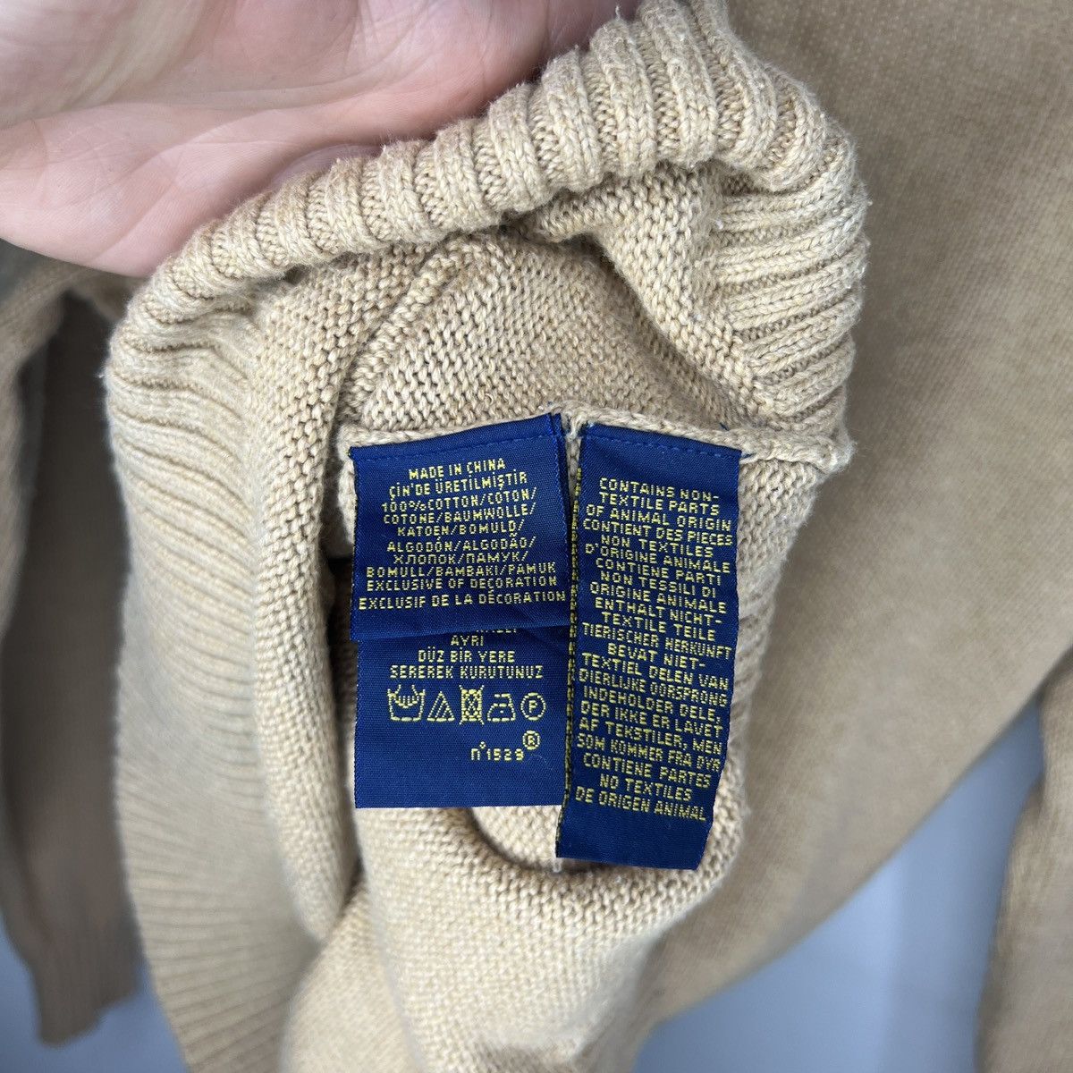 Ralph Lauren Vintage Polo Ralph Lauren Sweatshirt 1/4 Jumper Sweater Size US L / EU 52-54 / 3 - 9 Thumbnail