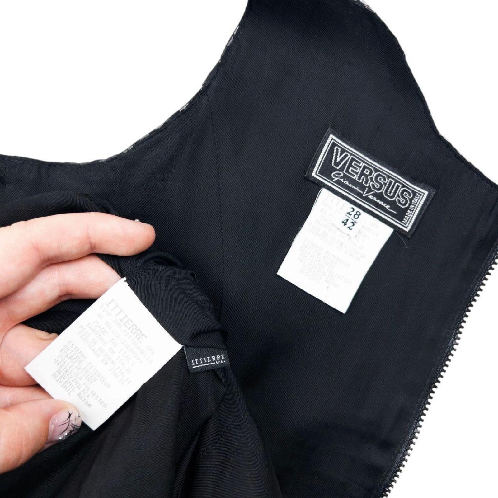 Versus Vintage 2000s Gianni Versace Versus Sparkle Vest Top WomensM Size 4XL / US 24-26 - 1 Preview