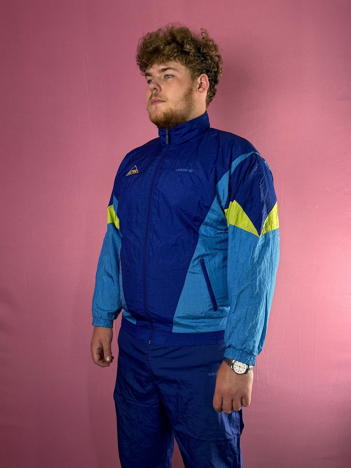 Adidas Adidas x Alpina 80s Tracksuit Set L Jacket & Pants Vintage Size US L / EU 52-54 / 3 - 4 Thumbnail
