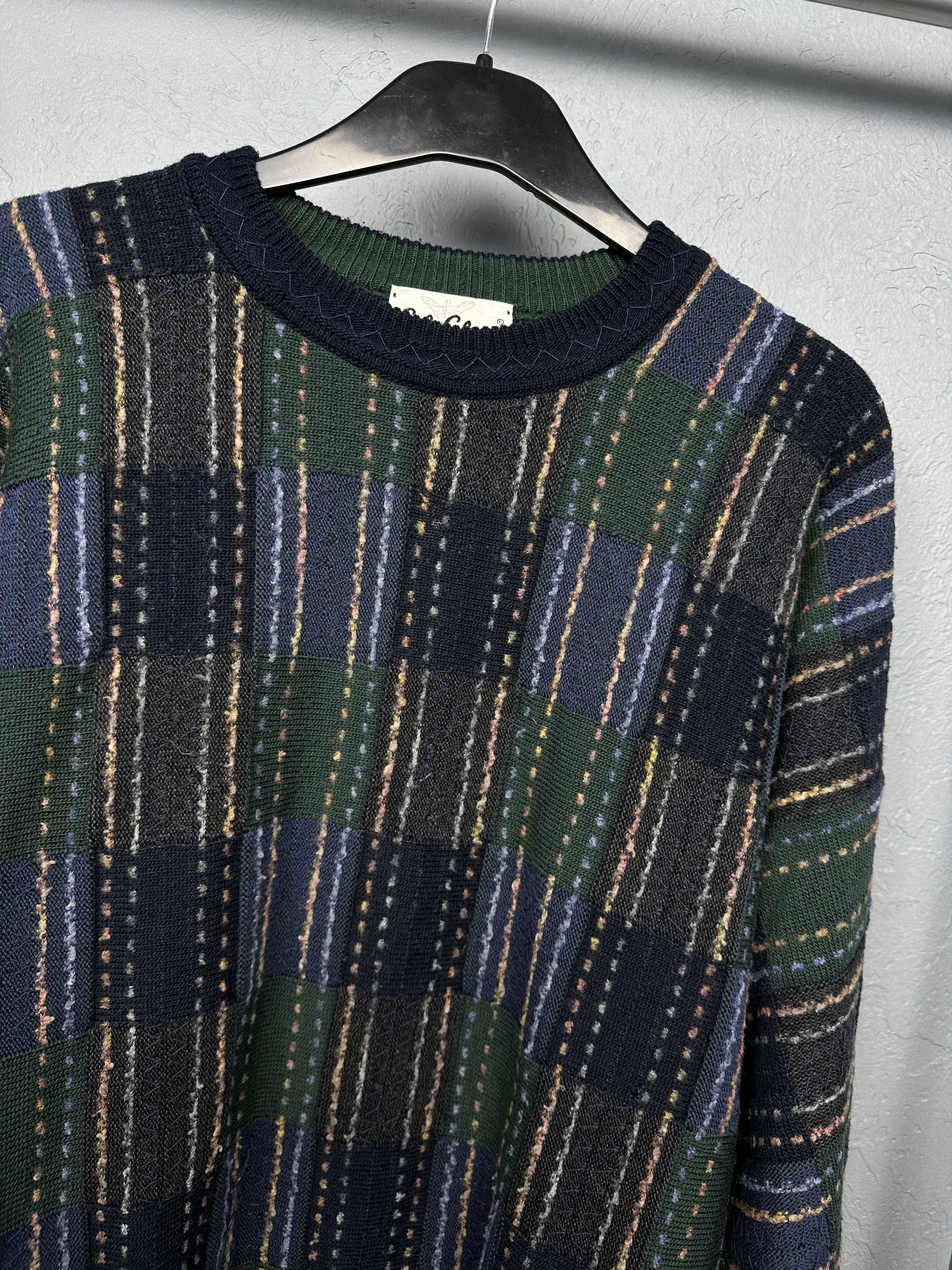 Carlo Colucci Carlo Colucci Vintage Mens Knit Sweater Coogi style Size US M / EU 48-50 / 2 - 2 Thumbnail