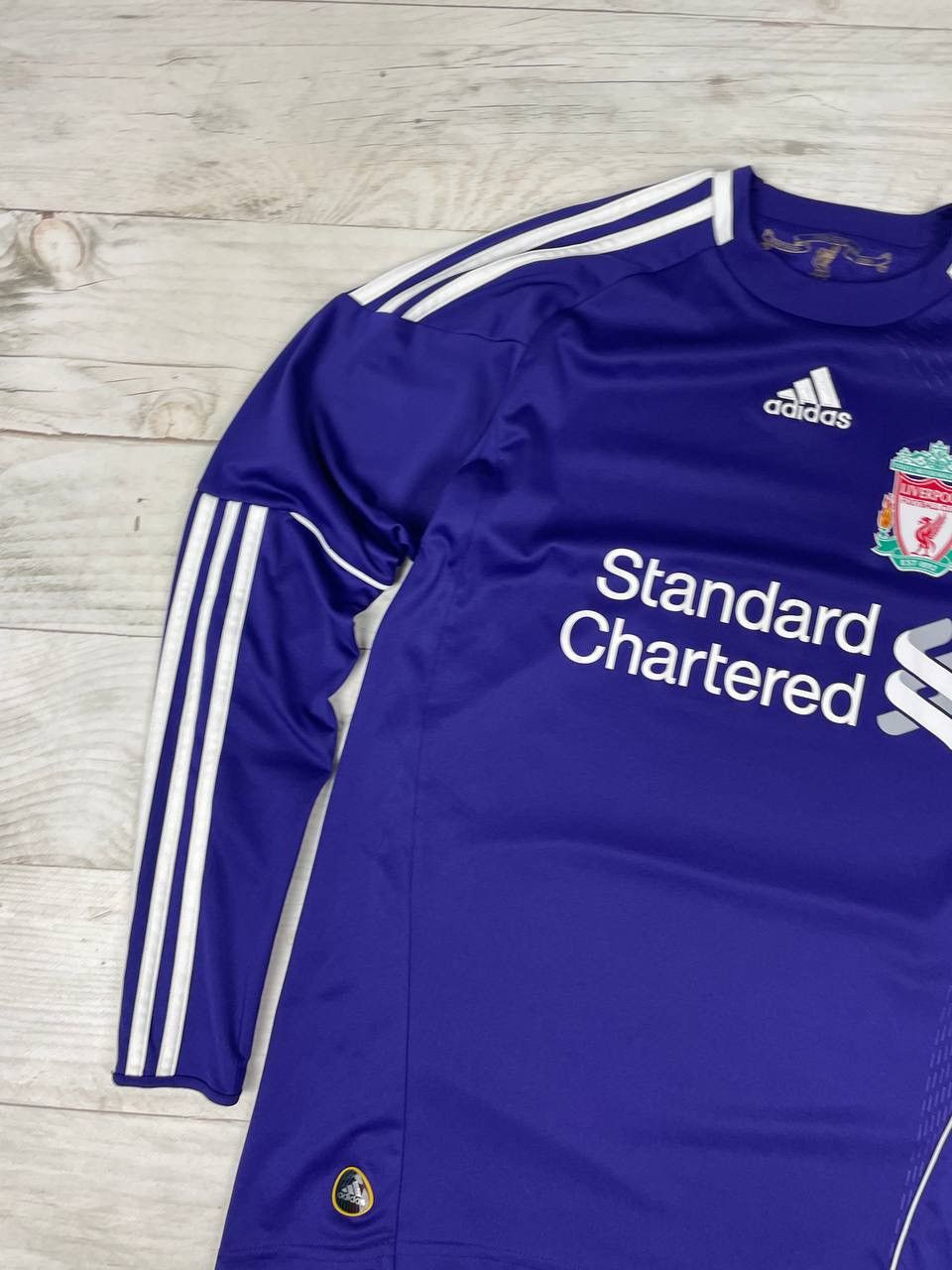 Adidas Liverpool 2010 2012 Goalkeeper Long Sleeve Shirt Jersey Size US S / EU 44-46 / 1 - 5 Thumbnail