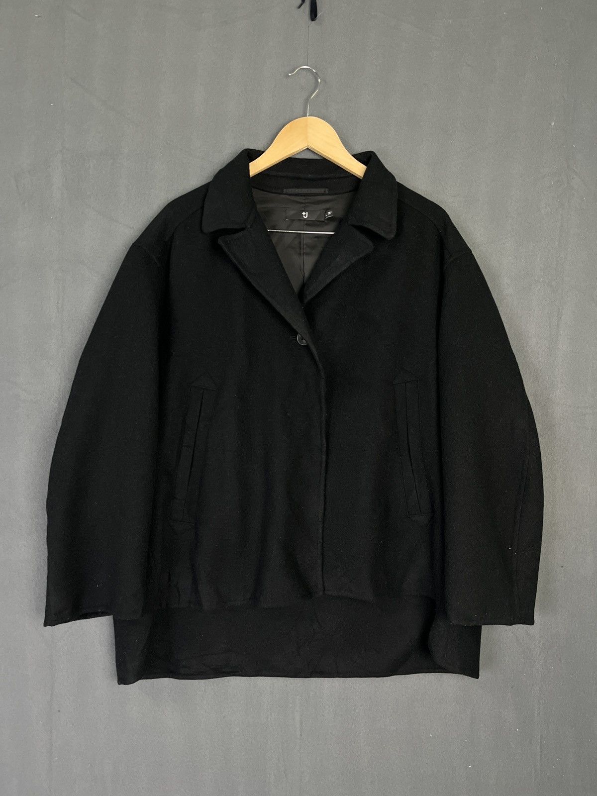 Designer × Jil Sander × Uniqlo +J Jil Sander x Uniqlo Wool Loose Coat Size L / US 10 / IT 46 - 1 Thumbnail