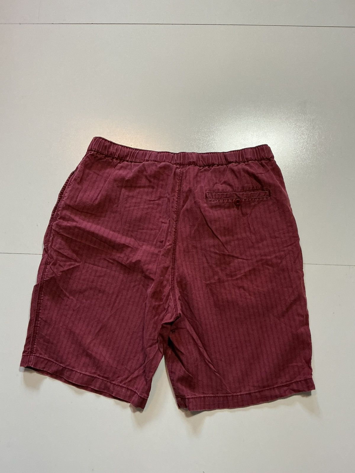 Vintage Vintage 90s Y2K Sostanza Apparel Striped Belted Shorts Size US 38 / EU 54 - 3 Thumbnail