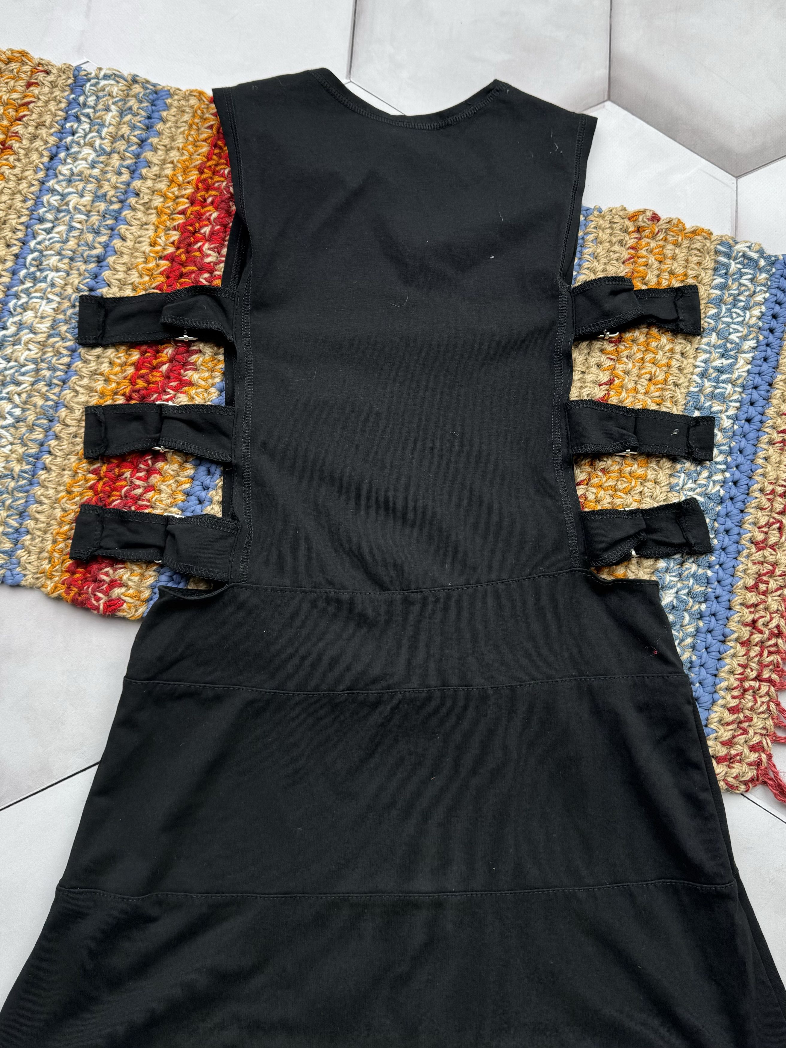 Vintage Vintage Midi Dress With Bondage Size S / US 4 / IT 40 - 5 Thumbnail