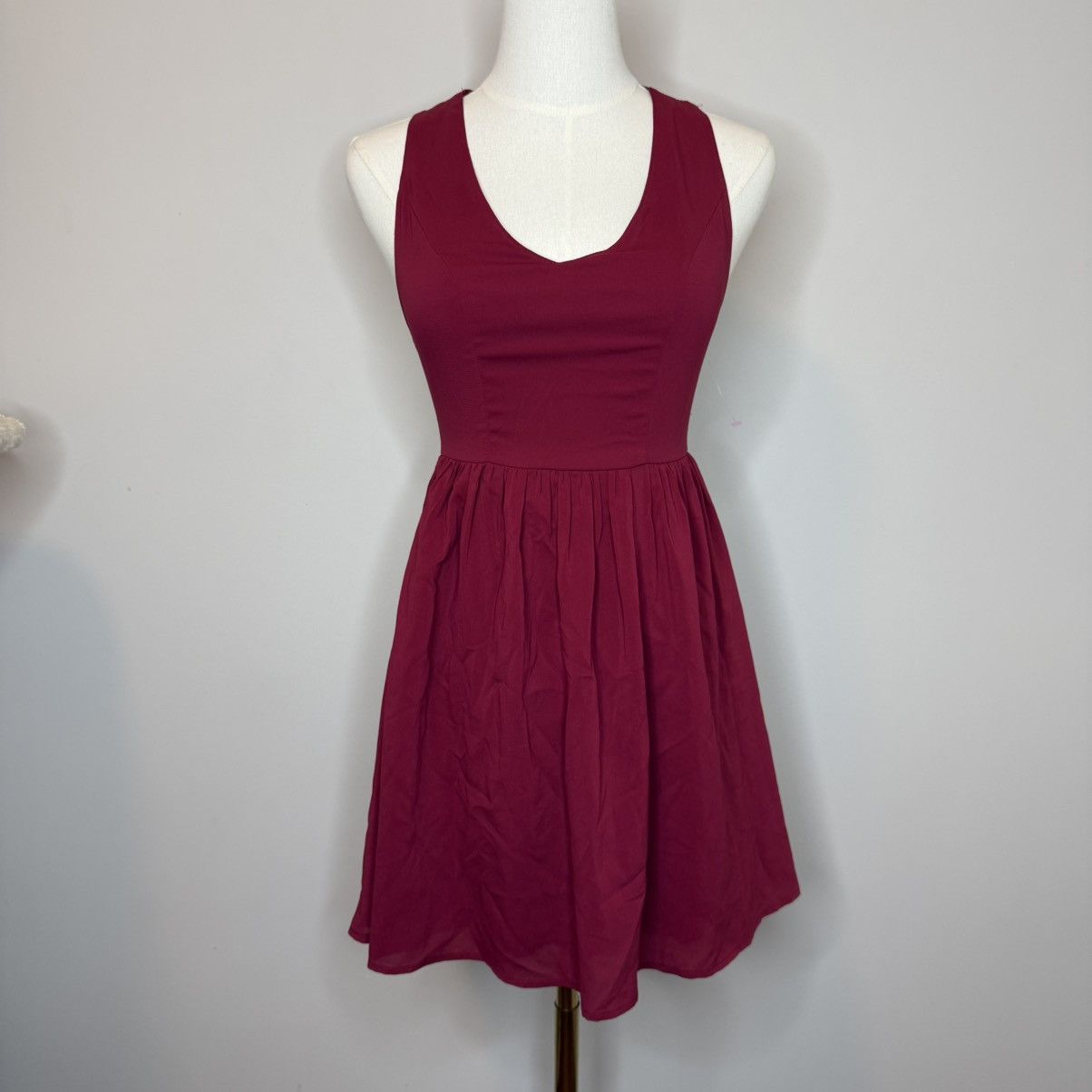 tobi burgundy dress Other Sleeveless V-Neck in Purple