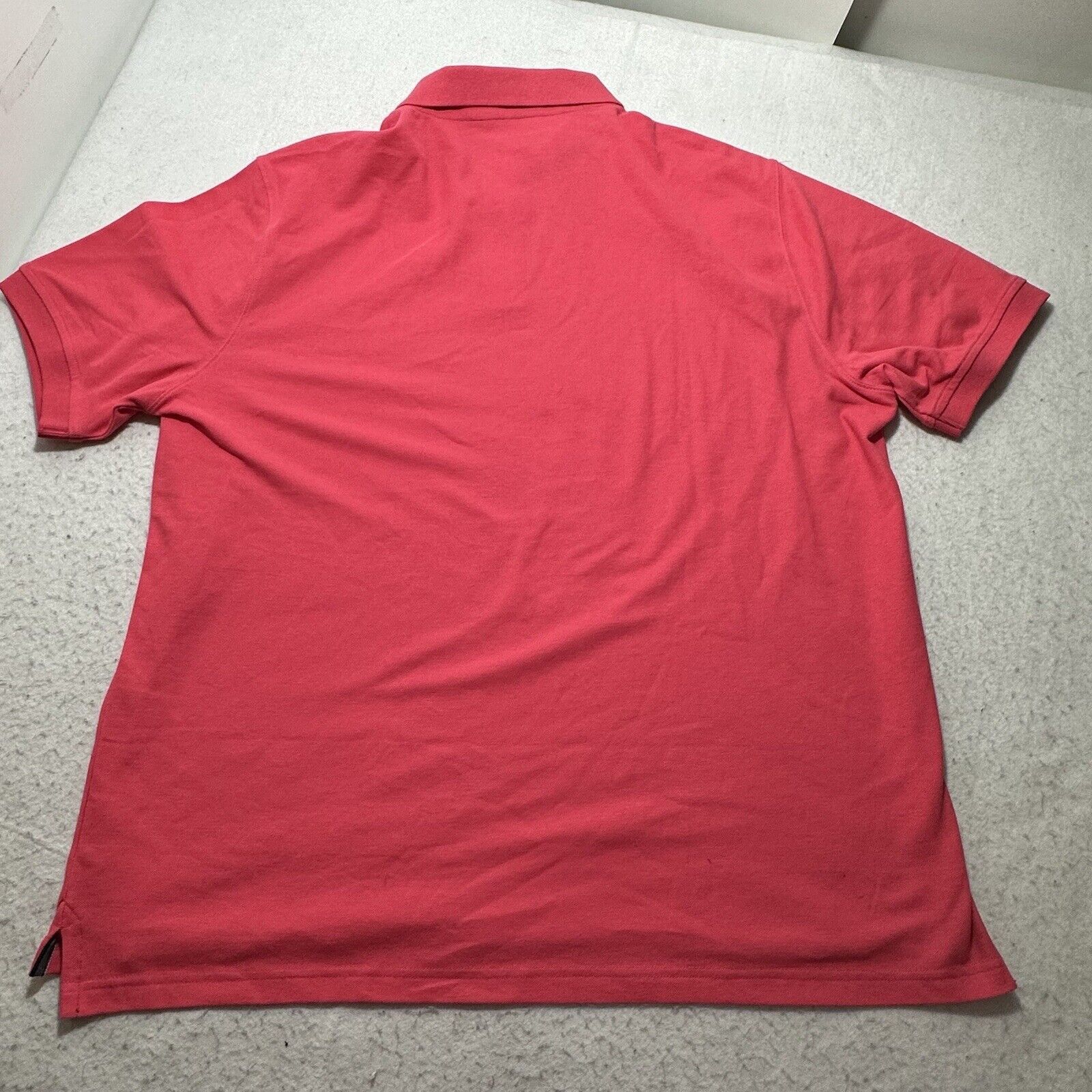 Saddlebred Saddlebred XL Perfect Polo Coral Pink Button Collared Shirt Size US XL / EU 56 / 4 - 11 Thumbnail