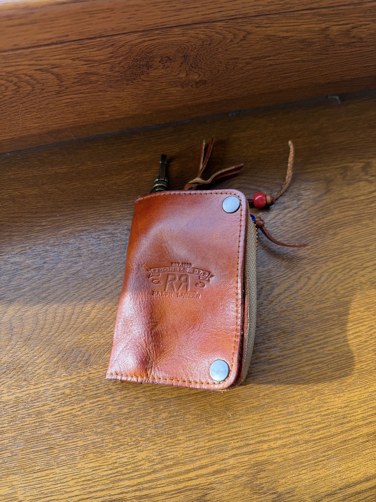 Ralph Lauren Double RL Leather Wallet RRL Western Wallet Size ONE SIZE - 1 Thumbnail