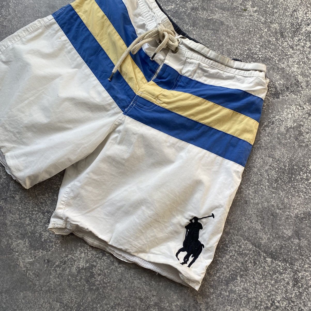 Vintage Vintage Polo Ralph Lauren Nylon big pony y2k shorts Size US 34 / EU 50 - 2 Thumbnail