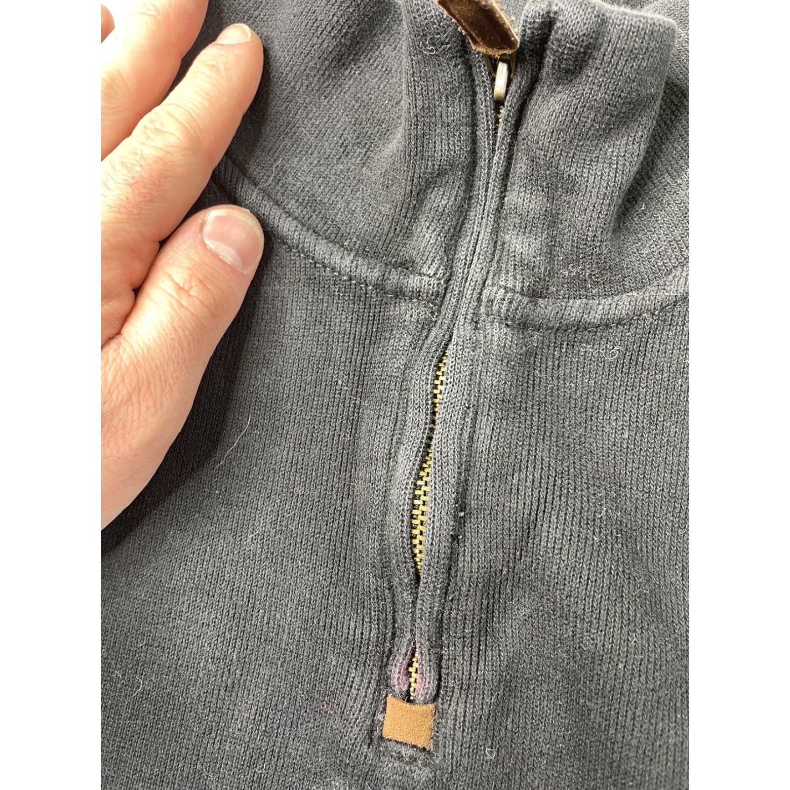 Polo Ralph Lauren Polo Ralph Lauren 1/4 Zip Pullover Sweater Black Men’s XL Size US XL / EU 56 / 4 - 4 Thumbnail