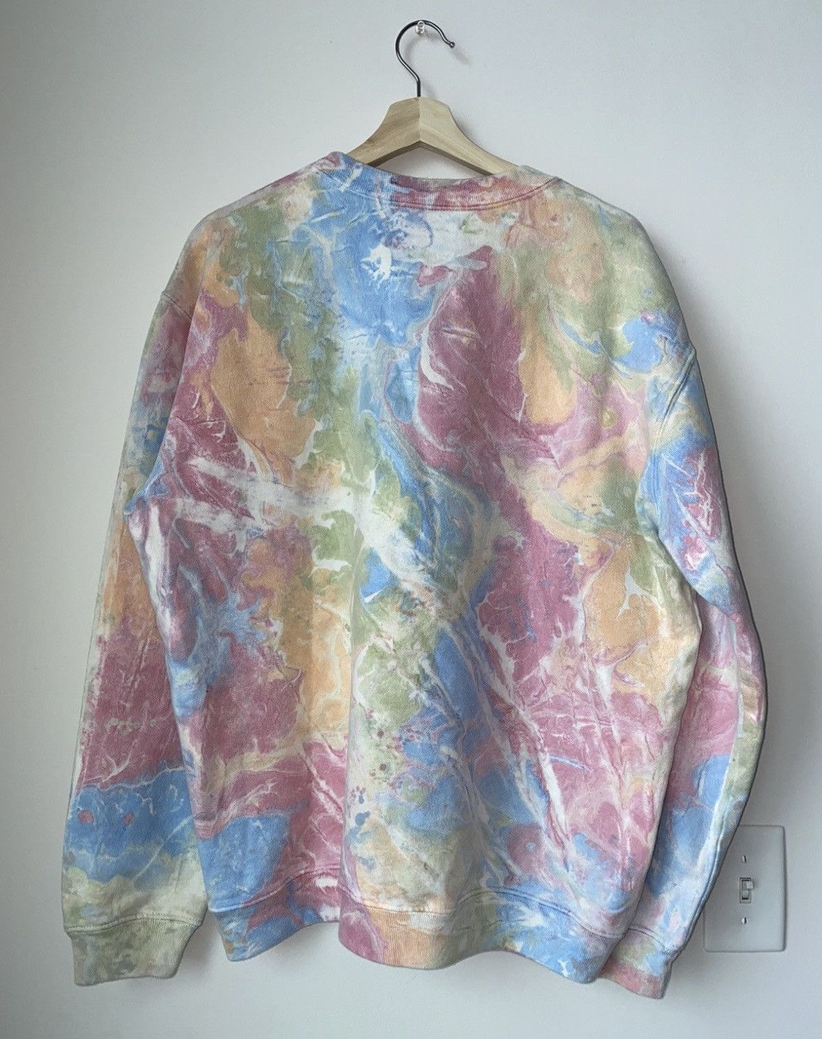 Camp High Camp High Energy Is Love Marble Dye Sweater Size US XL / EU 56 / 4 - 2 Thumbnail