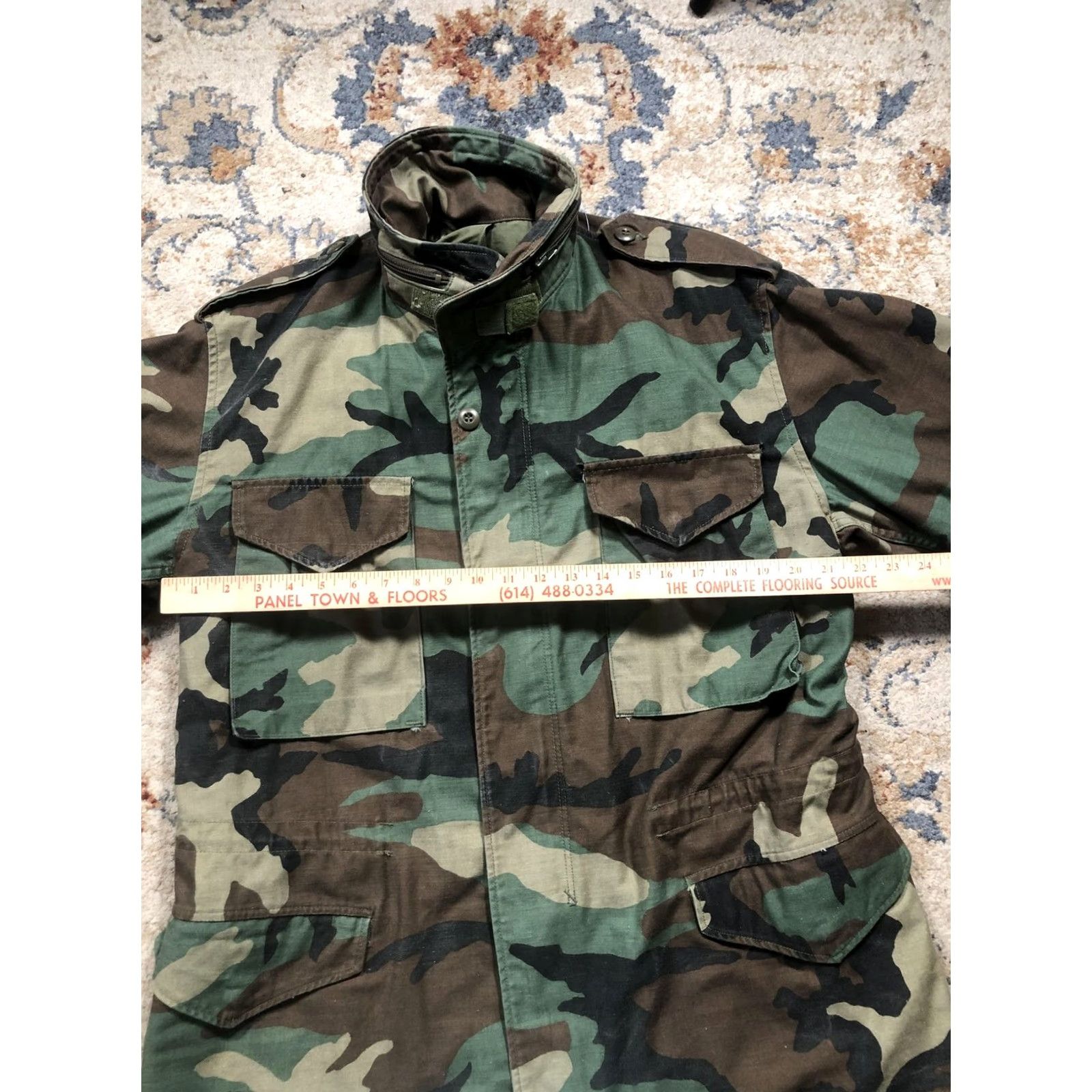 Vintage VINTAGE US Army M65 Field Jacket Mens Medium Woodland Camo Cold Weather 80s Size US M / EU 48-50 / 2 - 7 Thumbnail