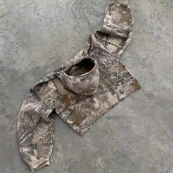 Japanese Brand Yukari x Yoko Camouflage Tree Baggy Sweatpants Size US 31 - 6 Thumbnail