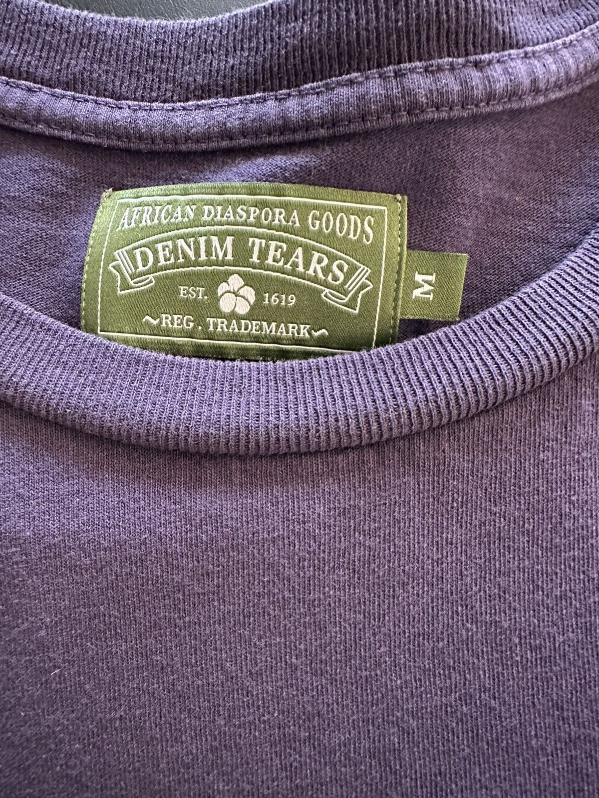 DENIM TEARS Denim Tears ADG Tee Purple Size US M / EU 48-50 / 2 - 2 Thumbnail