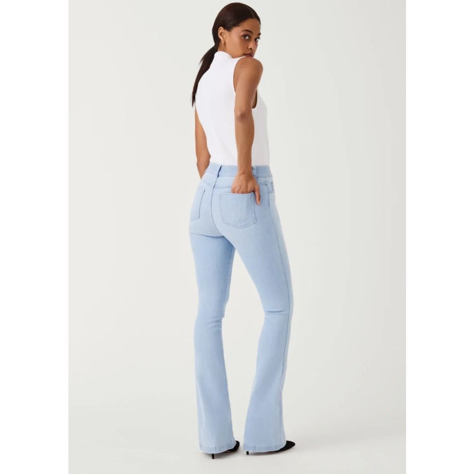 Spanx Spanx Pull-On HR Flare Jeans Small Retro Light Wash Shaping Size 27" / US 4 / IT 40 - 9 Thumbnail