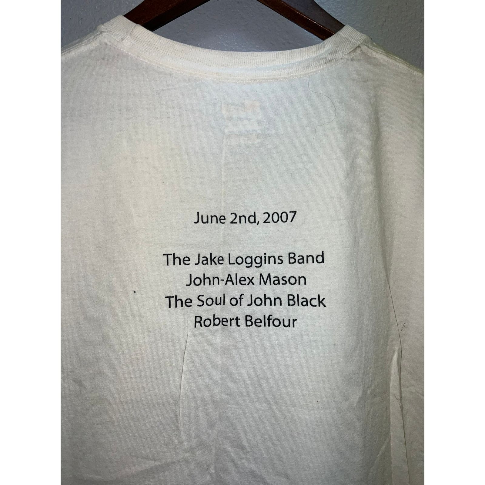 Hanes Blues Under The Bridge Shirt KACC Jake Loggins Band XL Size US XL / EU 56 / 4 - 9 Thumbnail