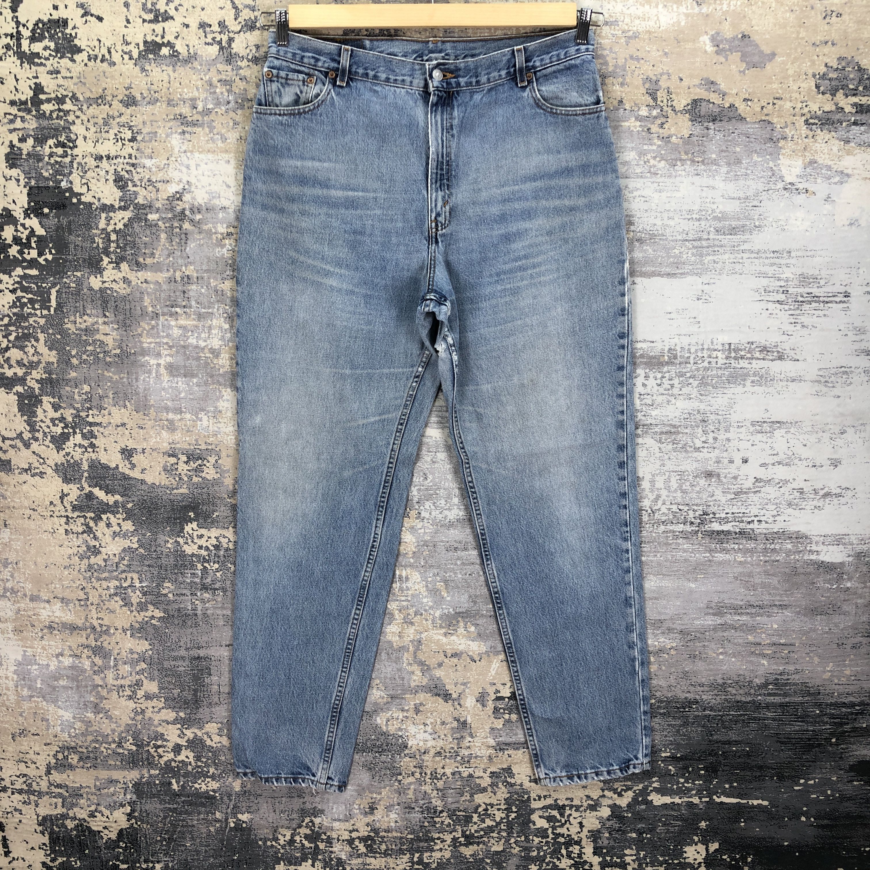 Levi's Vintage 90s Levis Sun Faded Jeans Levi's Light Wash Denim Size US 34 / EU 50 - 1 Thumbnail