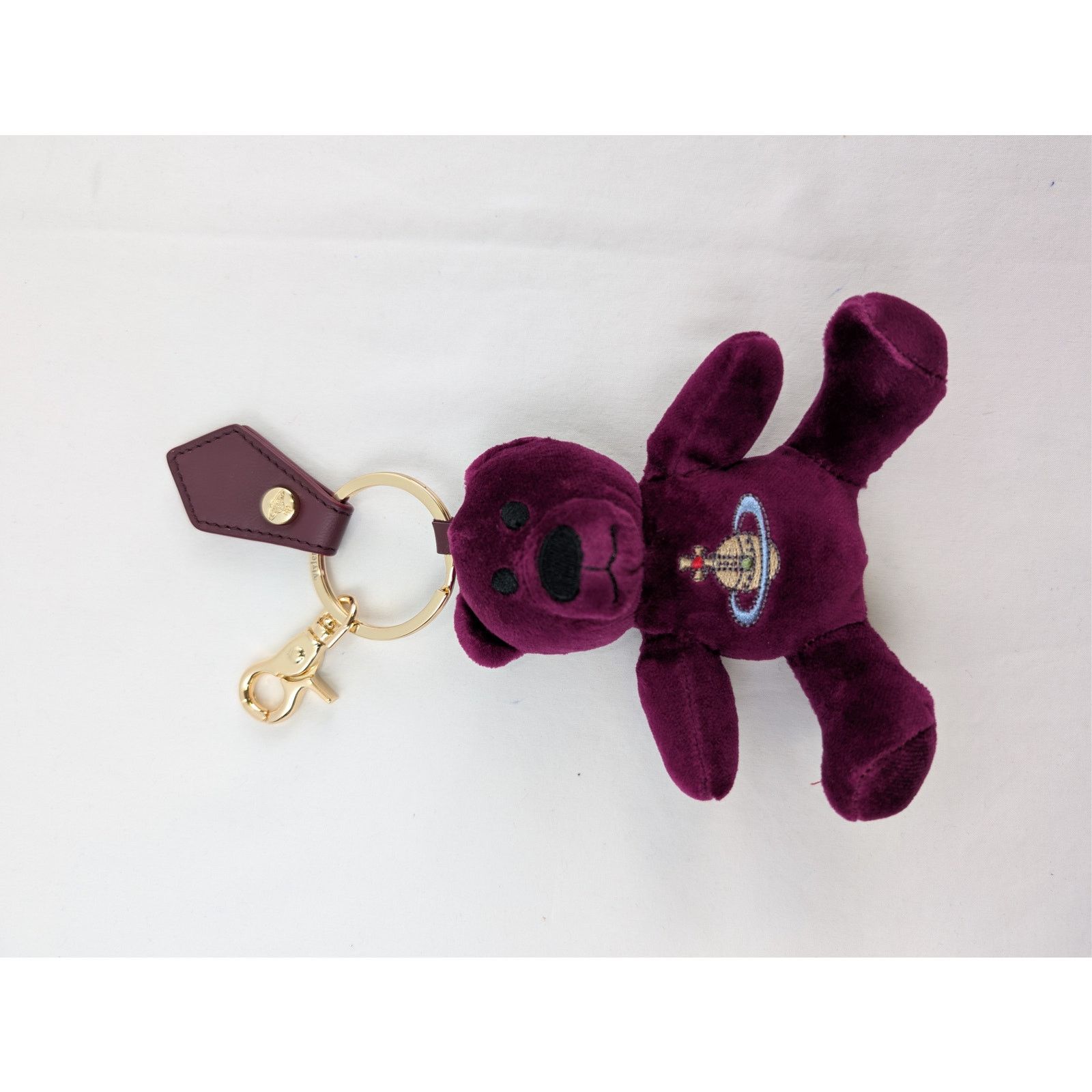 Vivienne Westwood o1rshd1 Size: OS / Teddy Bear Keyring / Bag Charm in Purple Size ONE SIZE - 2 Thumbnail