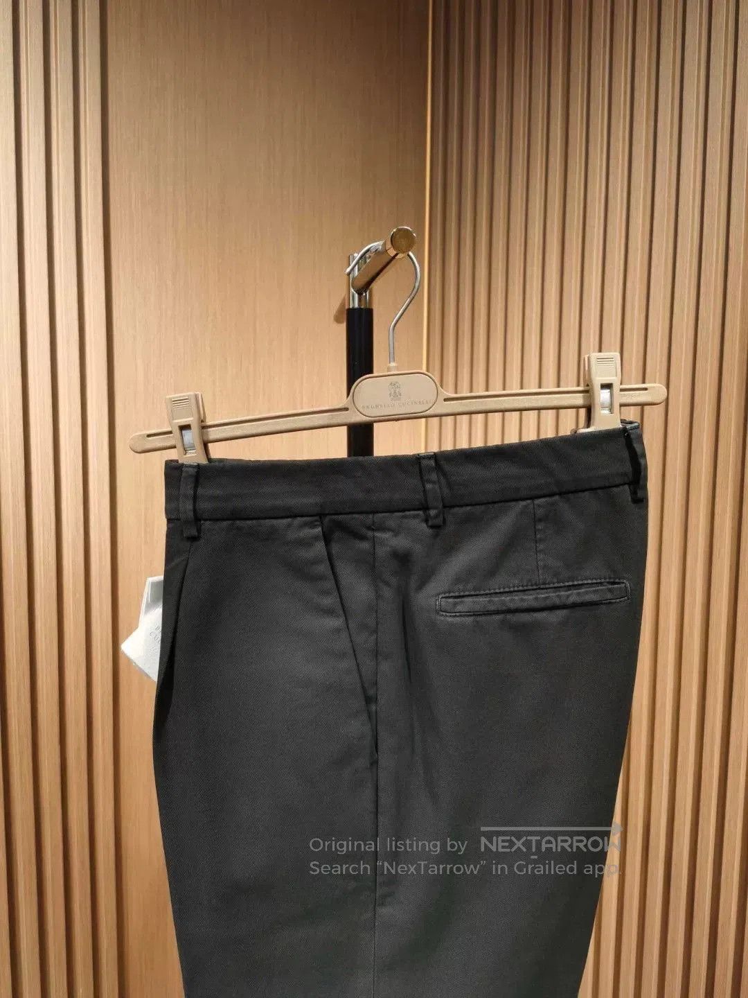 Brunello Cucinelli Brunello Cucinelli Black Pleated Trousers. Size US 30 / EU 46 - 3 Thumbnail