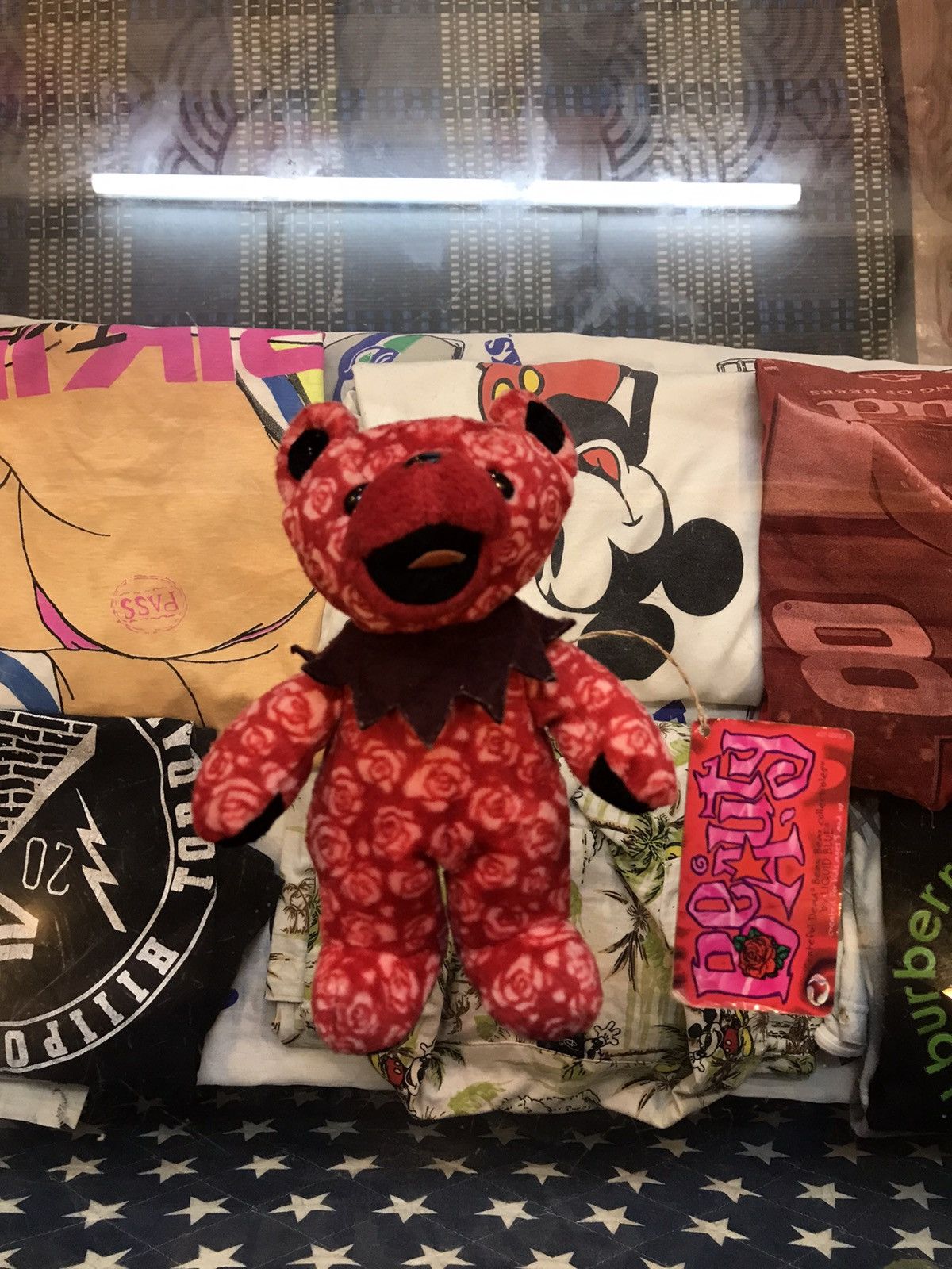 Grateful Dead × Liquid Blue × Vintage Beauty Grateful Dead Bean Bear Collectibles Liquid Blue Toy Size ONE SIZE - 1 Thumbnail