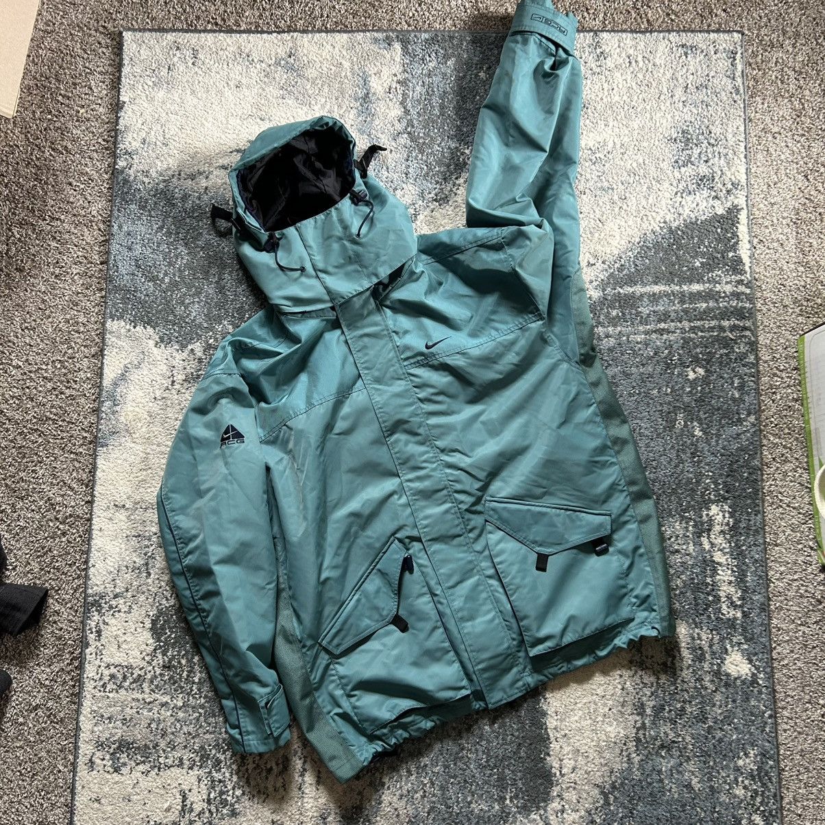Nike ACG TEAL NAVY NYLON STORM-FiT RAiN JACKET COAT SEATTLE MARiNERS Size US XXL / EU 58 / 5 - 4 Thumbnail