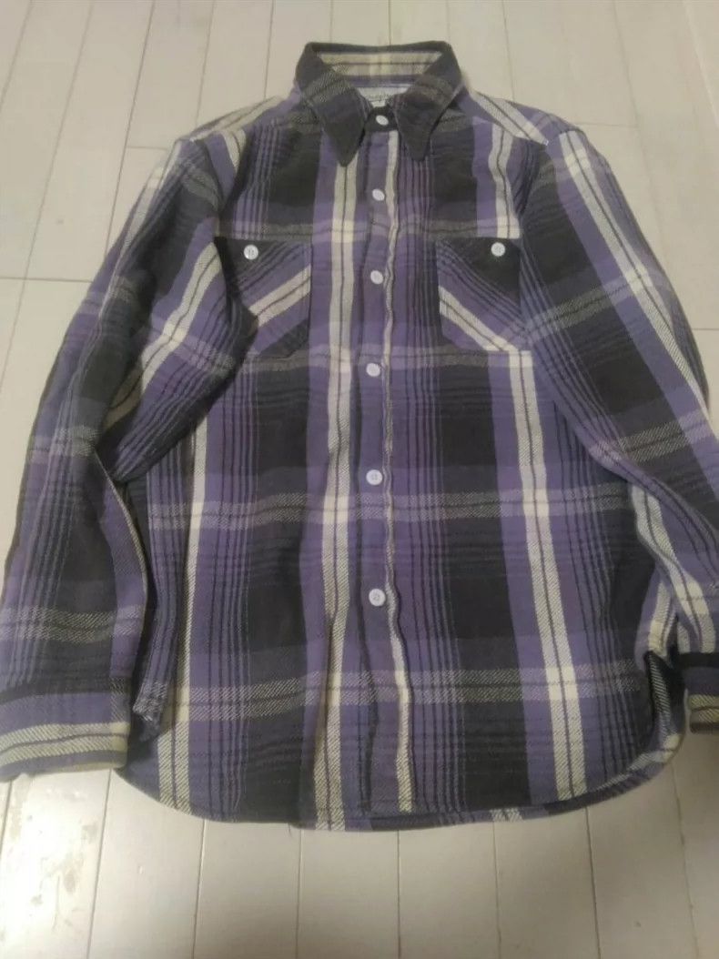 Wacko Maria Wacko Maria WACKOMARIA Thick Plaid Flannel Shirt, Size M Size US L / EU 52-54 / 3 - 1 Thumbnail
