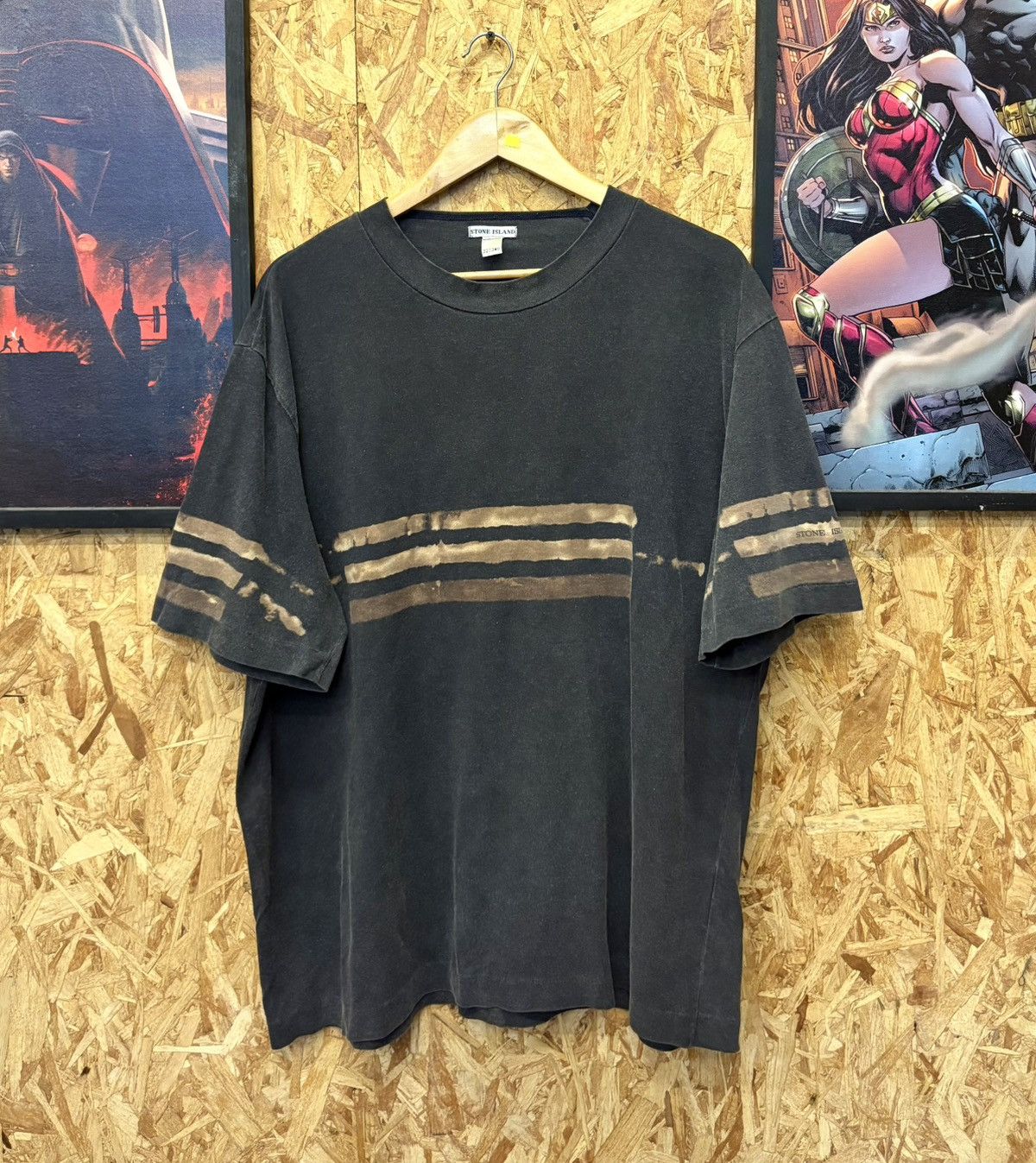 Stone Island Vintage Stone Island Stripe 3 Shirt 🔥 Size US L / EU 52-54 / 3 - 2 Thumbnail