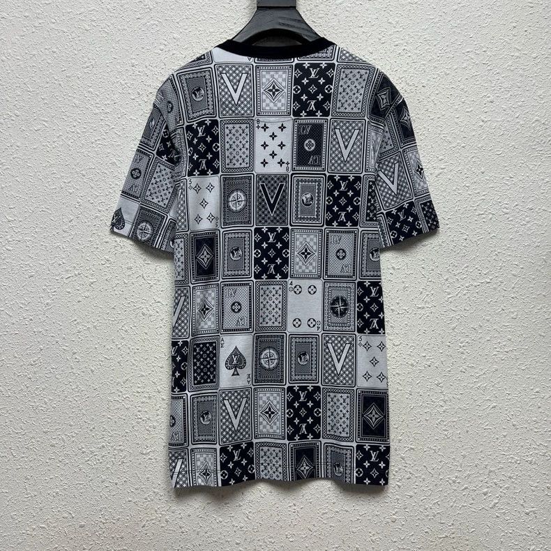 Louis Vuitton Louis Vuitton Navy blue poker presbyopic short sleeve Size US M / EU 48-50 / 2 - 2 Thumbnail