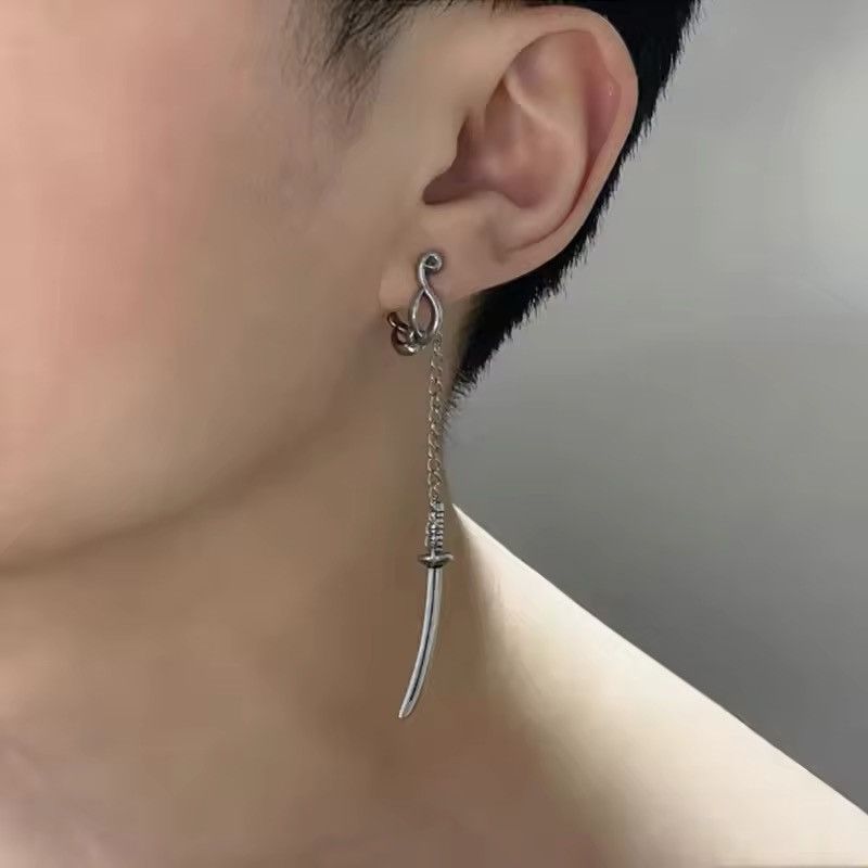 Vintage Katana Sword Drop Earring Size ONE SIZE - 3 Thumbnail