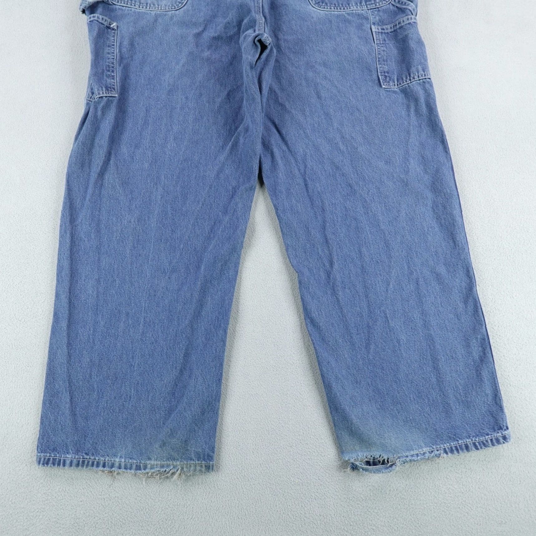 Carhartt Carhartt Jeans Blue Dungaree Fit Men's Big & Tall 42x30 Regular Denim Work Pants Size US 42 / EU 58 - 7 Thumbnail