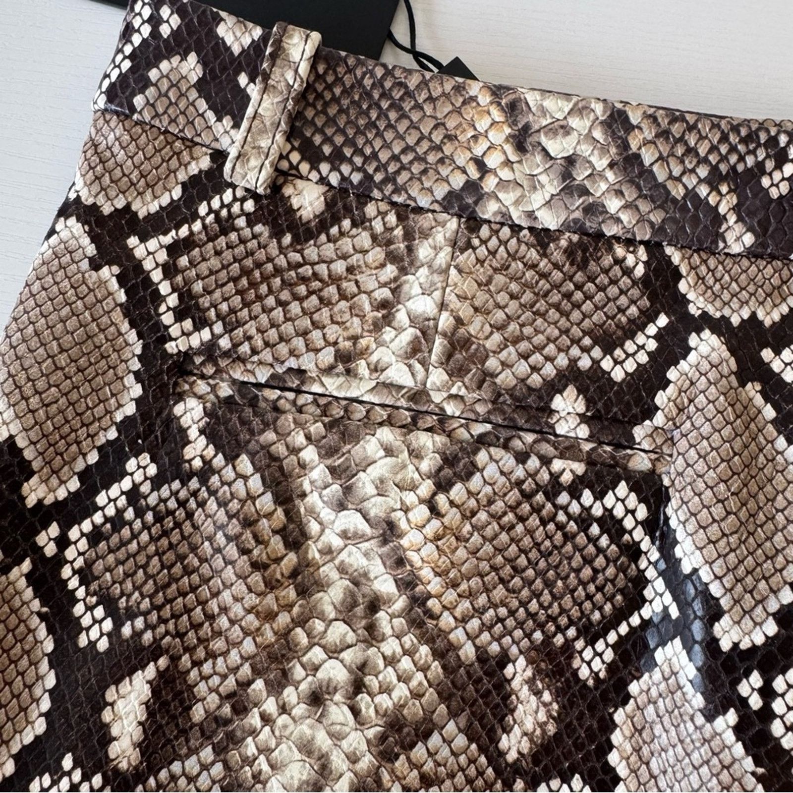 The Kooples New! The Kooples Python Mini Skirt, Size 1 (US S) Size 26" / US 2 / IT 38 - 7 Thumbnail