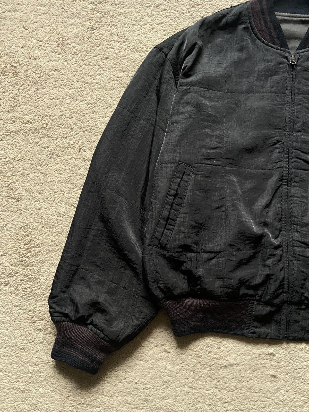 Atelier New Regime × Vintage Vintage A/W 80-90’s Atelier Sab Reversible Bomber Jacket Size US L / EU 52-54 / 3 - 4 Thumbnail
