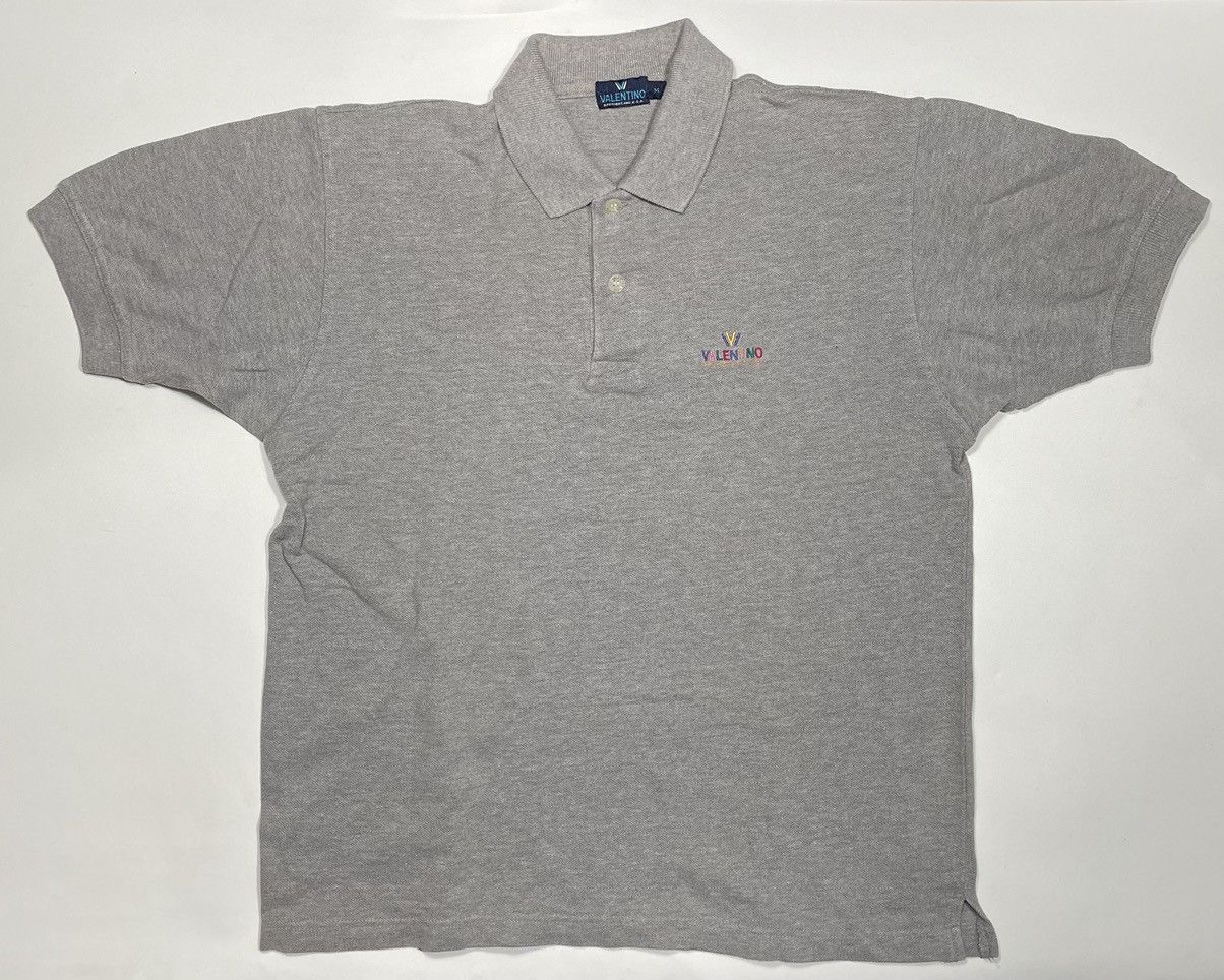 Designer × Valentino × Vintage Vintage Valentino Boutique polo Shirt embroidery V Size US M / EU 48-50 / 2 - 2 Thumbnail