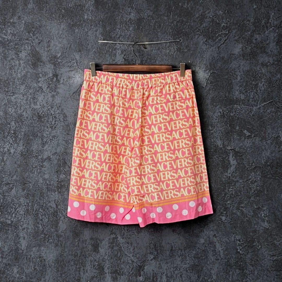 Versace VERSACE all over print elastic waist casual shorts Size 34" / US 12 / IT 48 - 2 Thumbnail