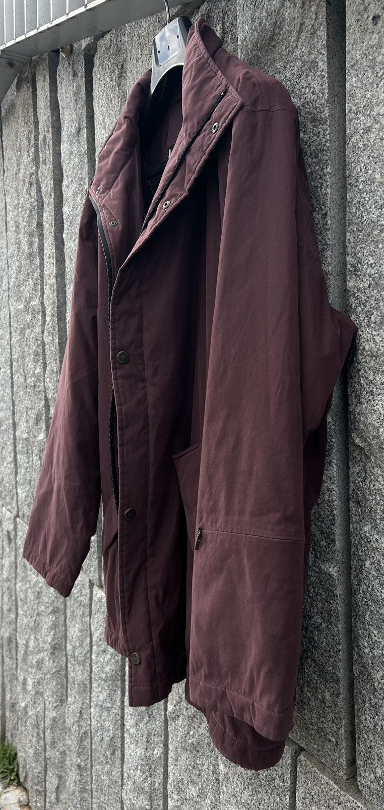 Bugatti Bugatti 1990s German Technical Jacket Burgundy Gorpcore 54 Size US L / EU 52-54 / 3 - 6 Thumbnail