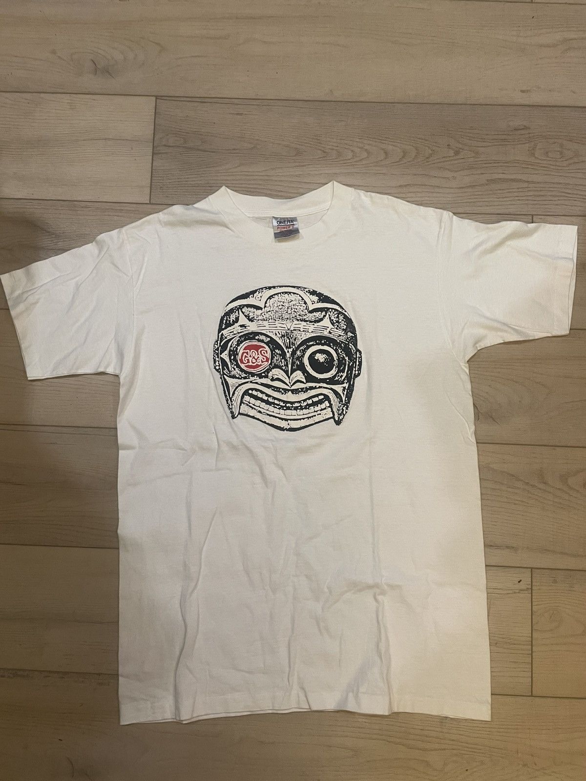 Other Vintage 90s G&S Oneita Tee Aztec Design XL Size US XL / EU 56 / 4 - 1 Thumbnail