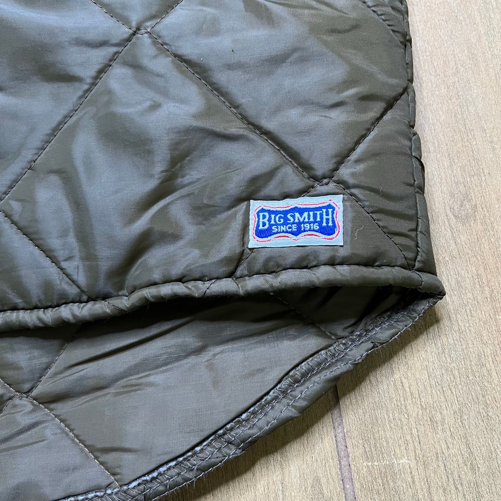 Vintage Vintage 90s Big Smith Vest Men XL Black Quilted Full Zip Size US XL / EU 56 / 4 - 10 Thumbnail