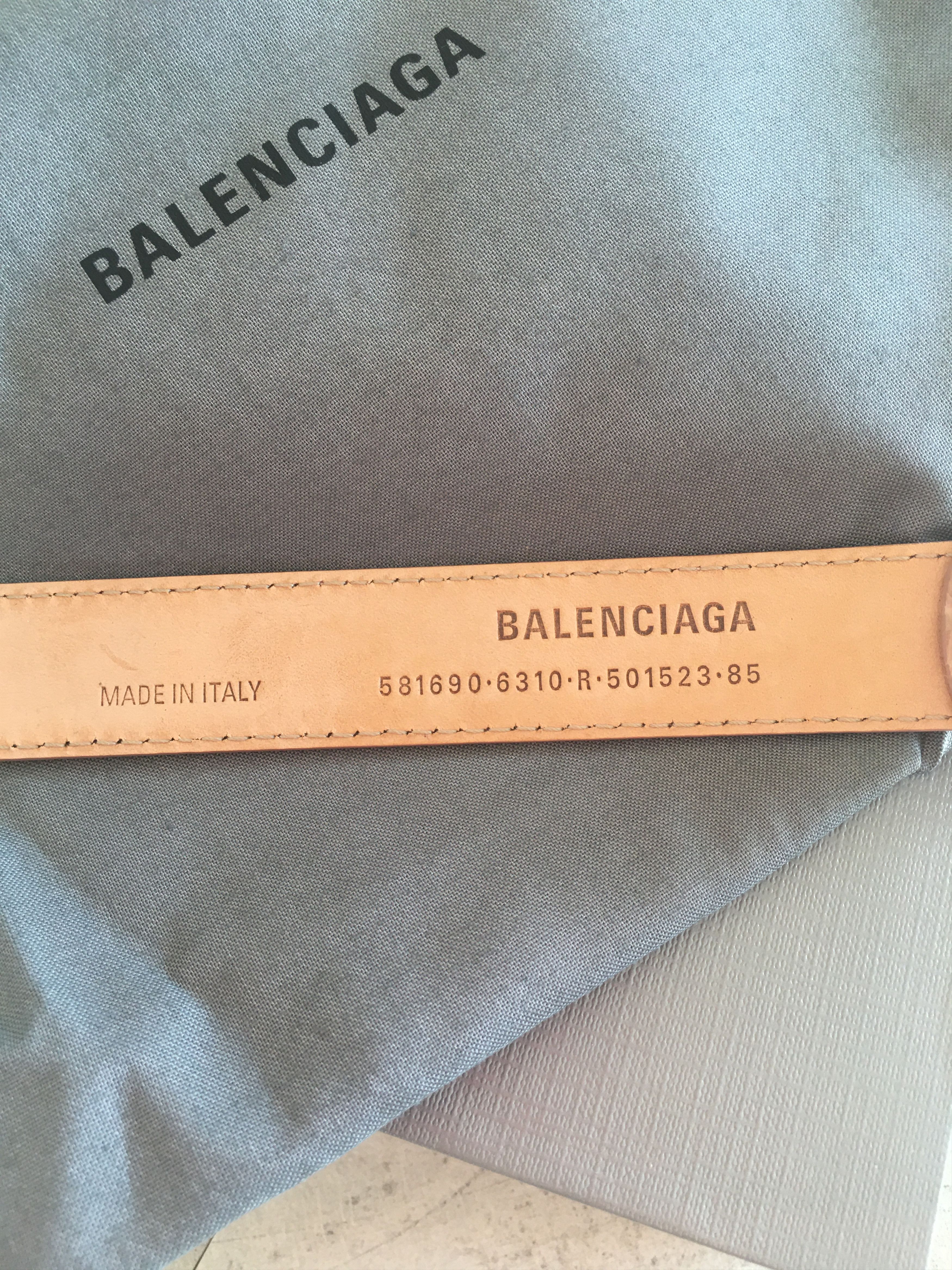 Balenciaga Belt in Leather Size ONE SIZE - 5 Thumbnail