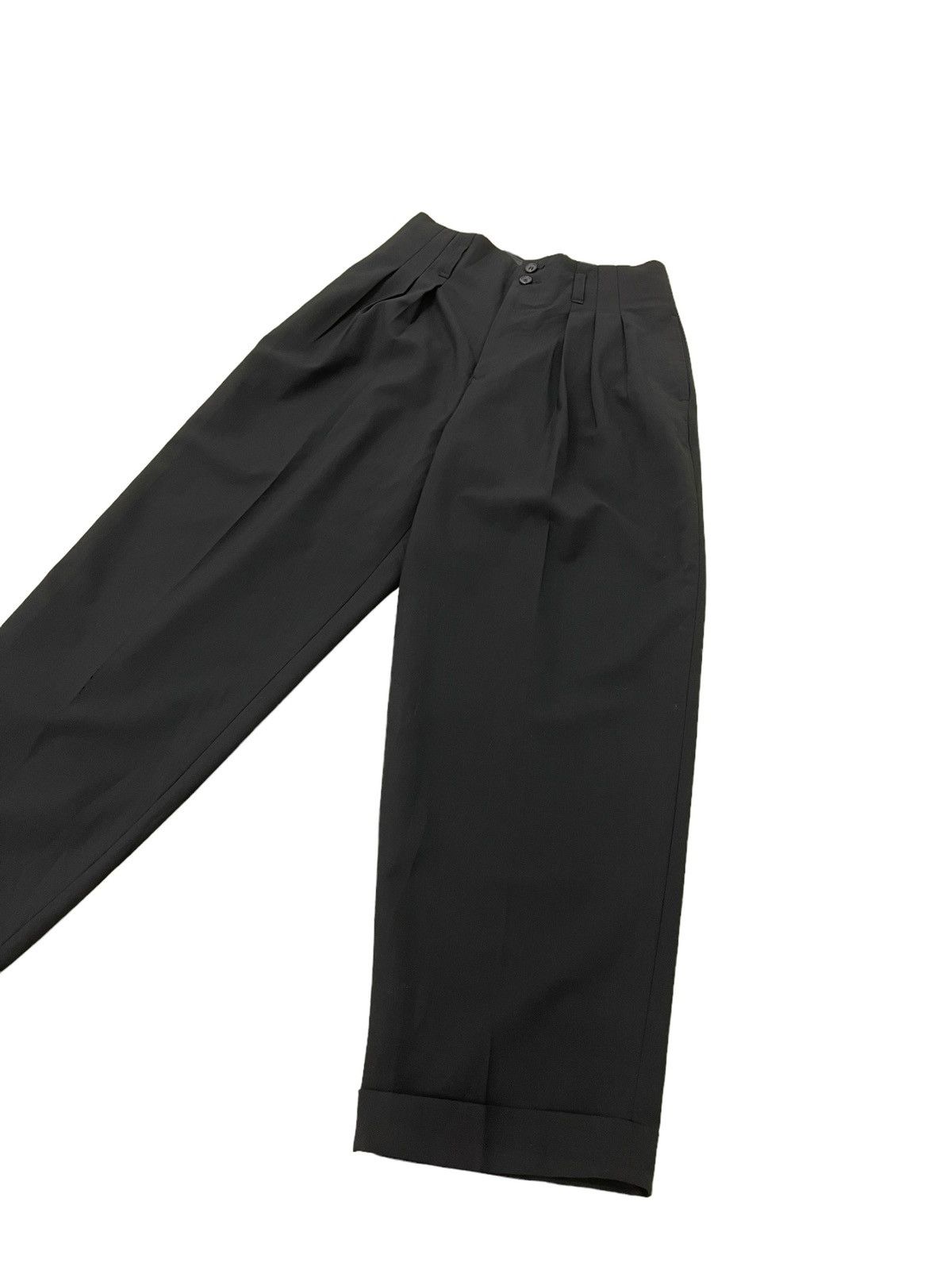 Japanese Brand Wide Wool Trouser Comme Ca Du Mode Balloon 8🟦6 Size US 28 / EU 44 - 3 Thumbnail