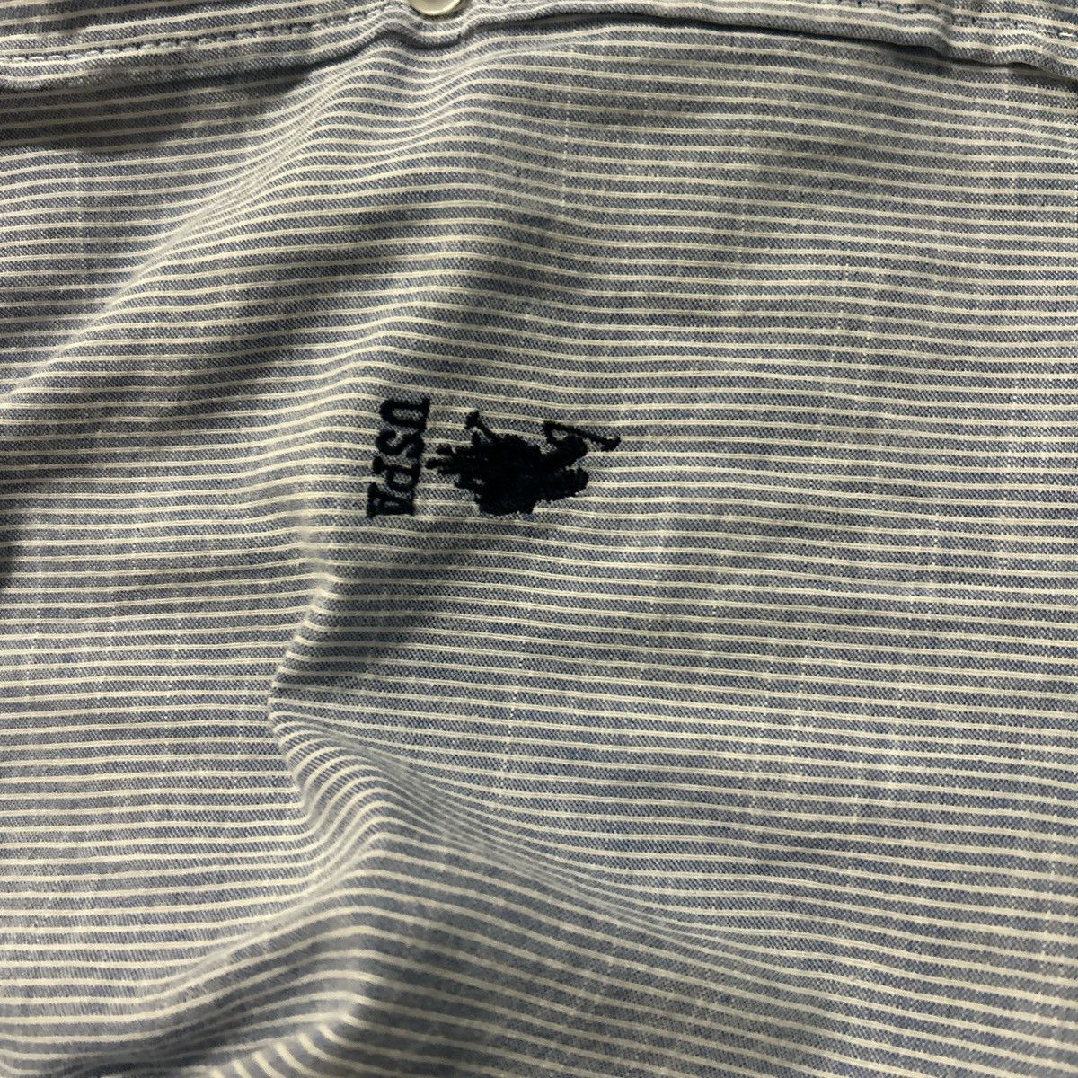 U.S. Polo Assn. Long sleeve striped blue button up US POLO ASSN shirt Size US L / EU 52-54 / 3 - 2 Thumbnail