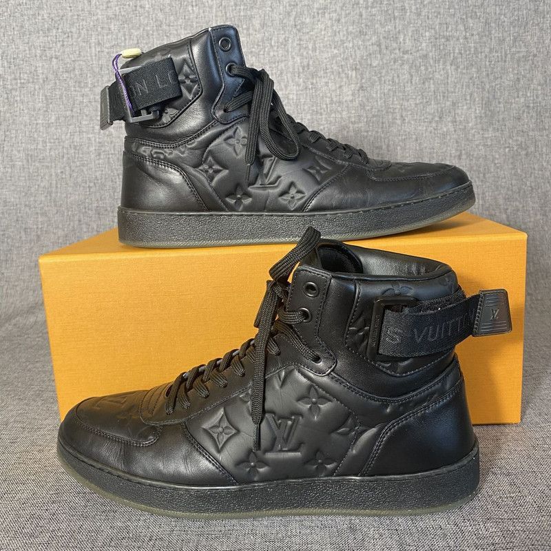 Louis Vuitton Louis Vuitton Rivoli High-Top Sneakers in Black - Size US 8 / EU 41 - 8 Thumbnail