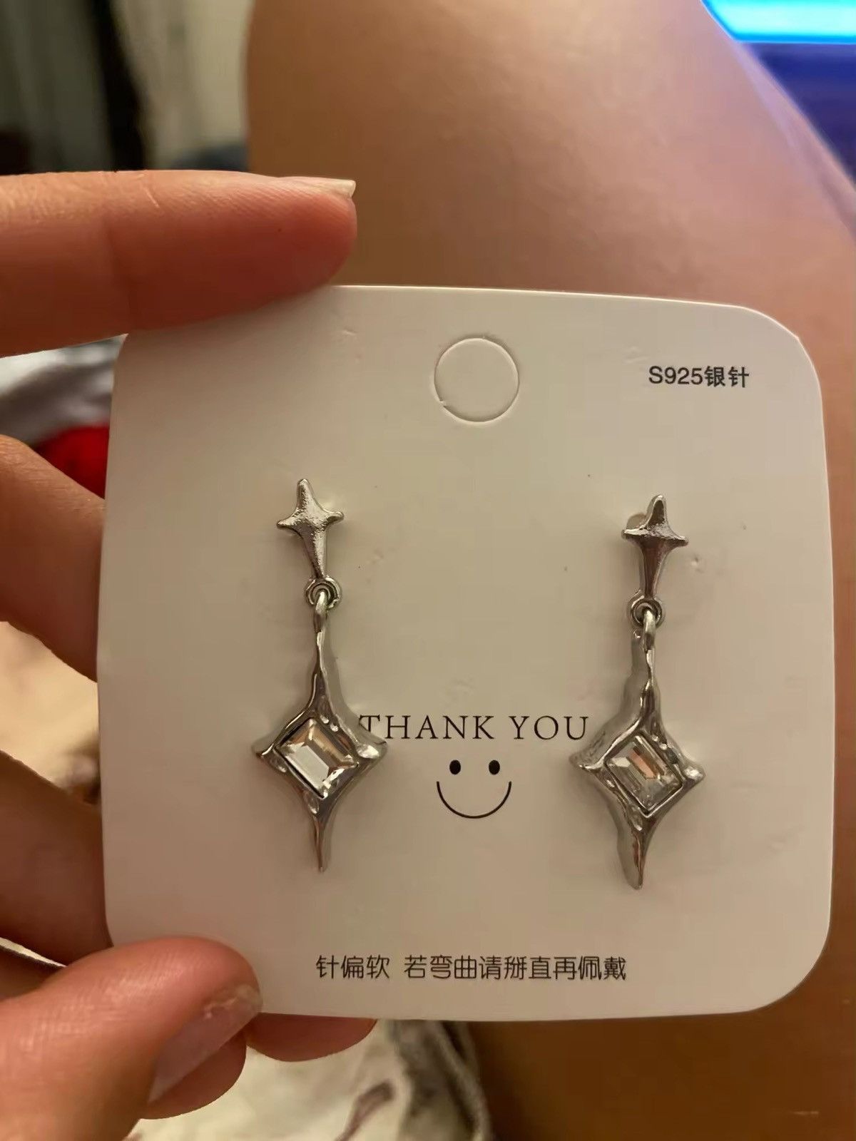 Jewelry Y2K Exquisite Star Crystal Earrings Size ONE SIZE - 3 Thumbnail