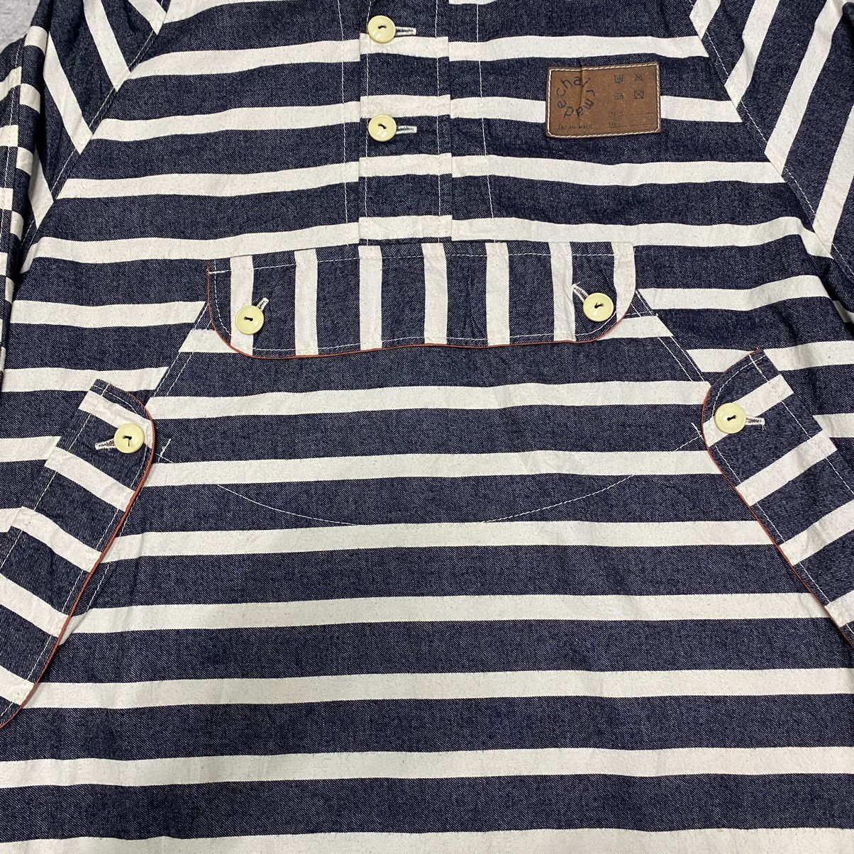 Japanese Brand 🇯🇵Chairmade Stripe Jacket🇯🇵 Size US XL / EU 56 / 4 - 6 Thumbnail