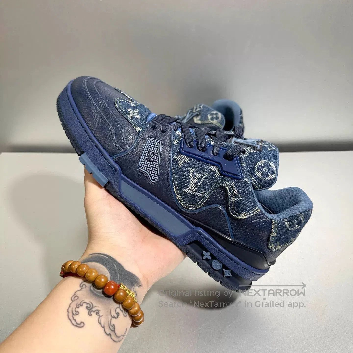 Louis Vuitton Blue Low. Size US 8.5 / EU 41-42 - 9 Thumbnail