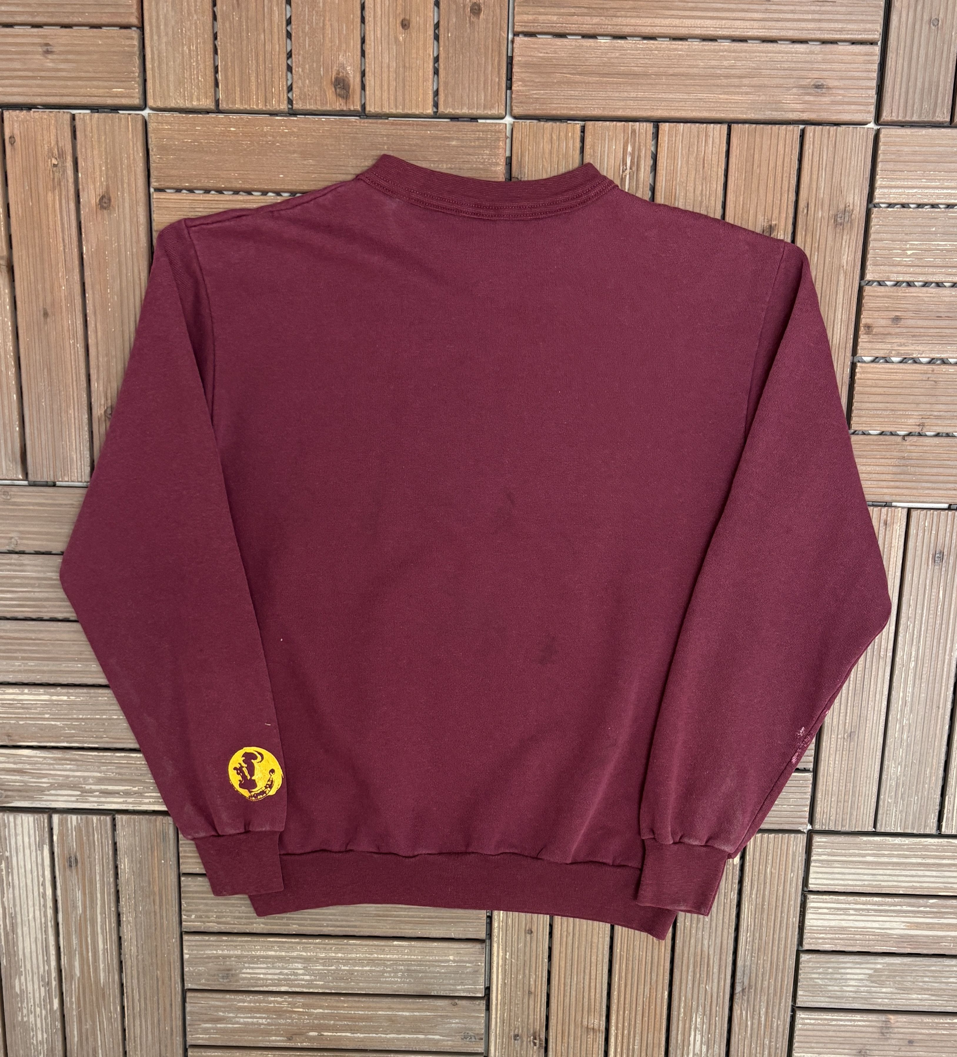 Vintage Florida State Seminoles Vintage Red Crewneck Sweater Size US L / EU 52-54 / 3 - 3 Thumbnail