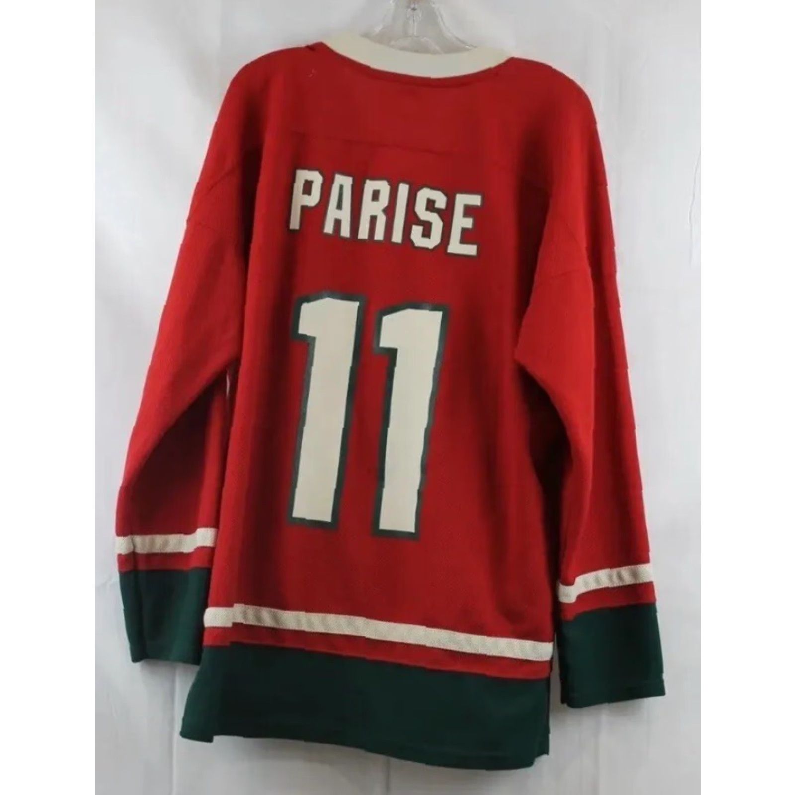 NHL Men's NHL Minnesota Wild Jersey #11 Zach Parise Away Size Medium Red NHL Brand Casual Activewear Hockey Shirt Size US M / EU 48-50 / 2 - 2 Thumbnail
